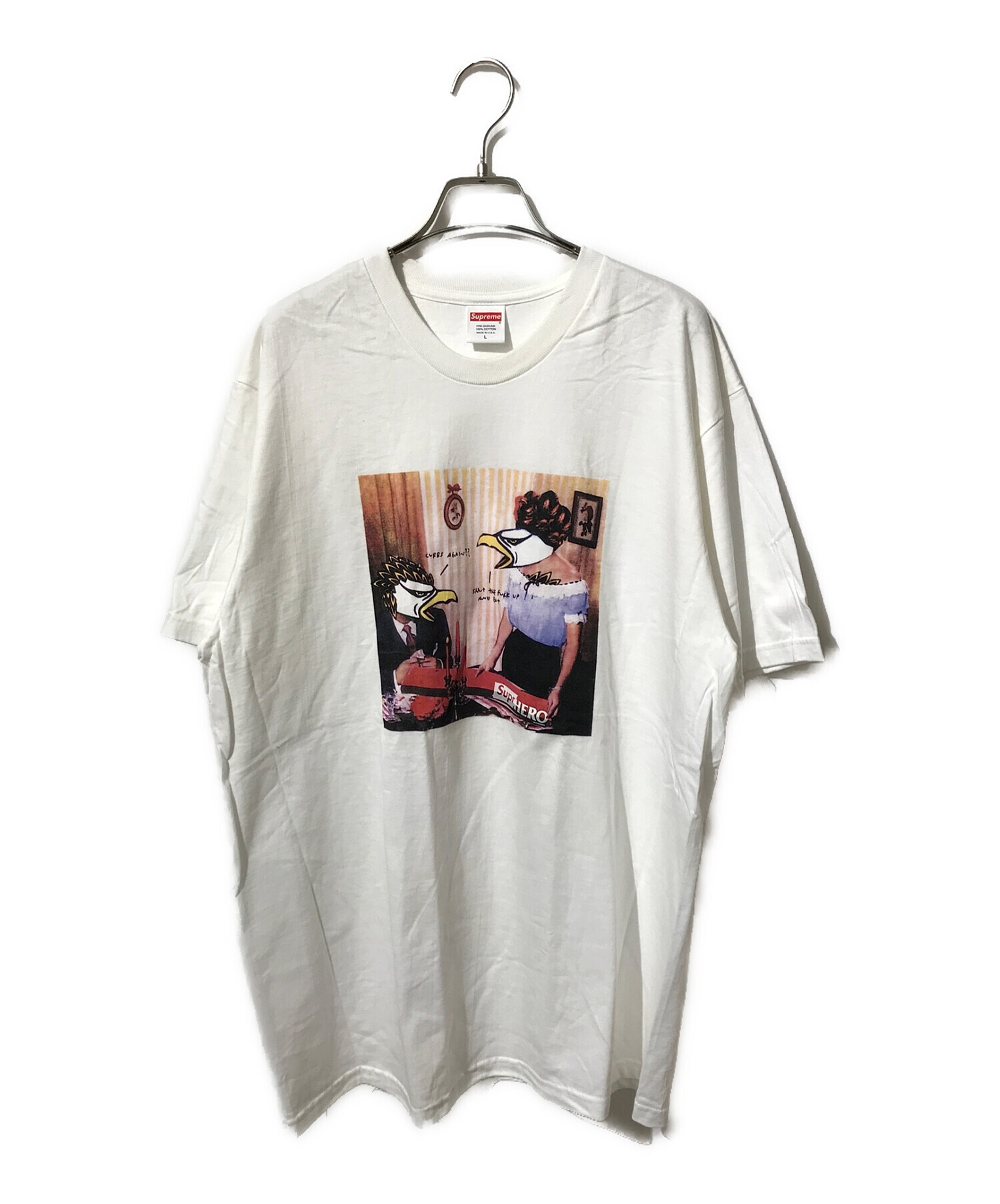 Supreme ANTIHERO Dog Tee White Lサイズ - Tシャツ/カットソー(半袖