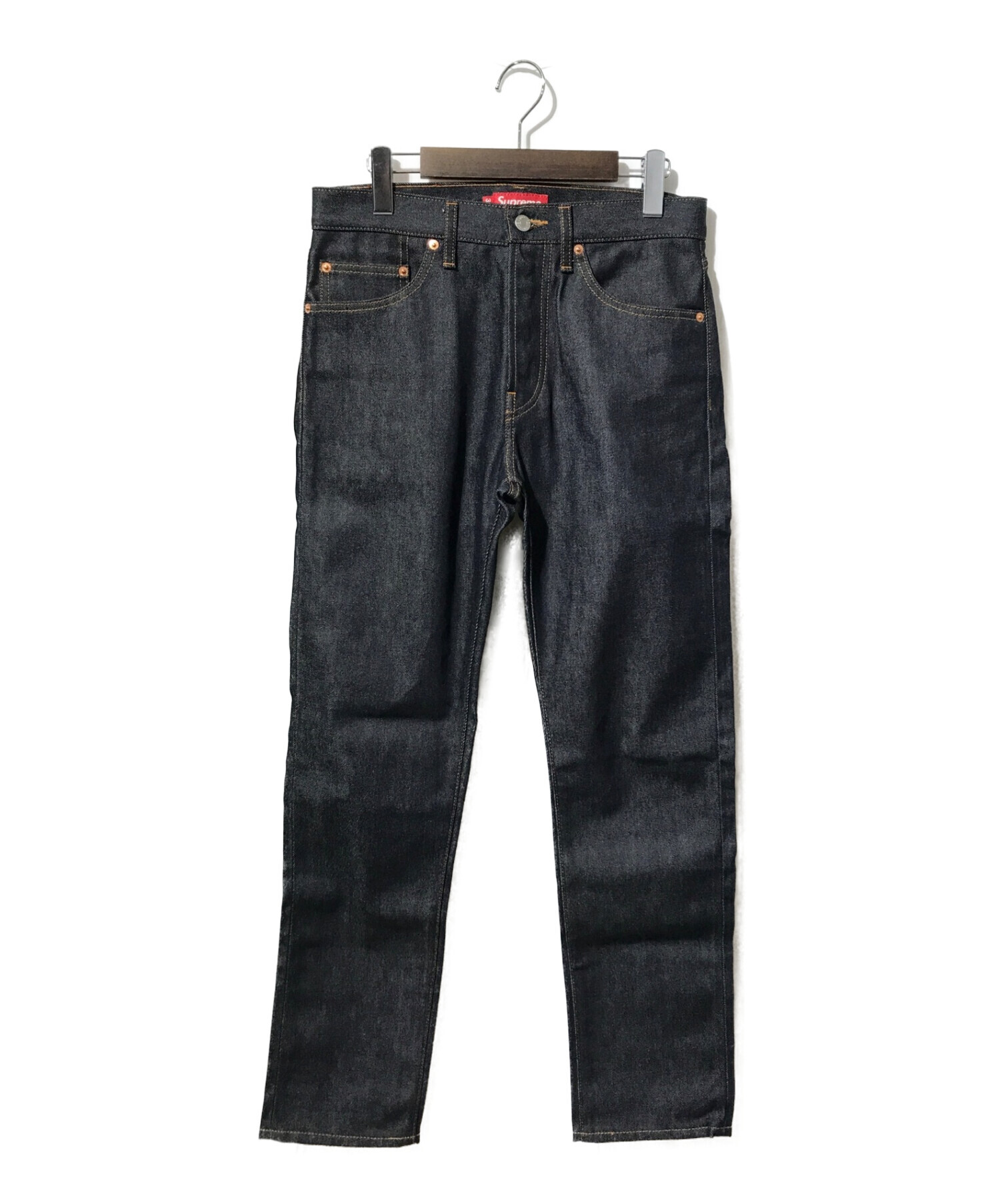 Supreme シュプリーム Rigid Slim Jeans Indigo裾幅18cm - デニム/ジーンズ