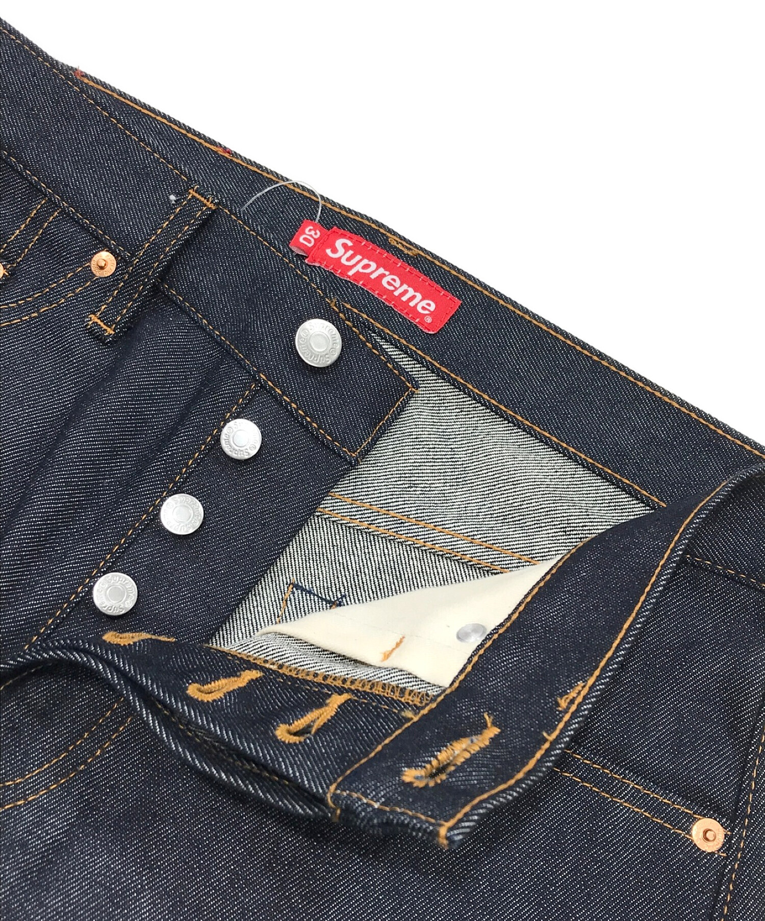 中古・古着通販】SUPREME (シュプリーム) Rigid Slim Jean インディゴ