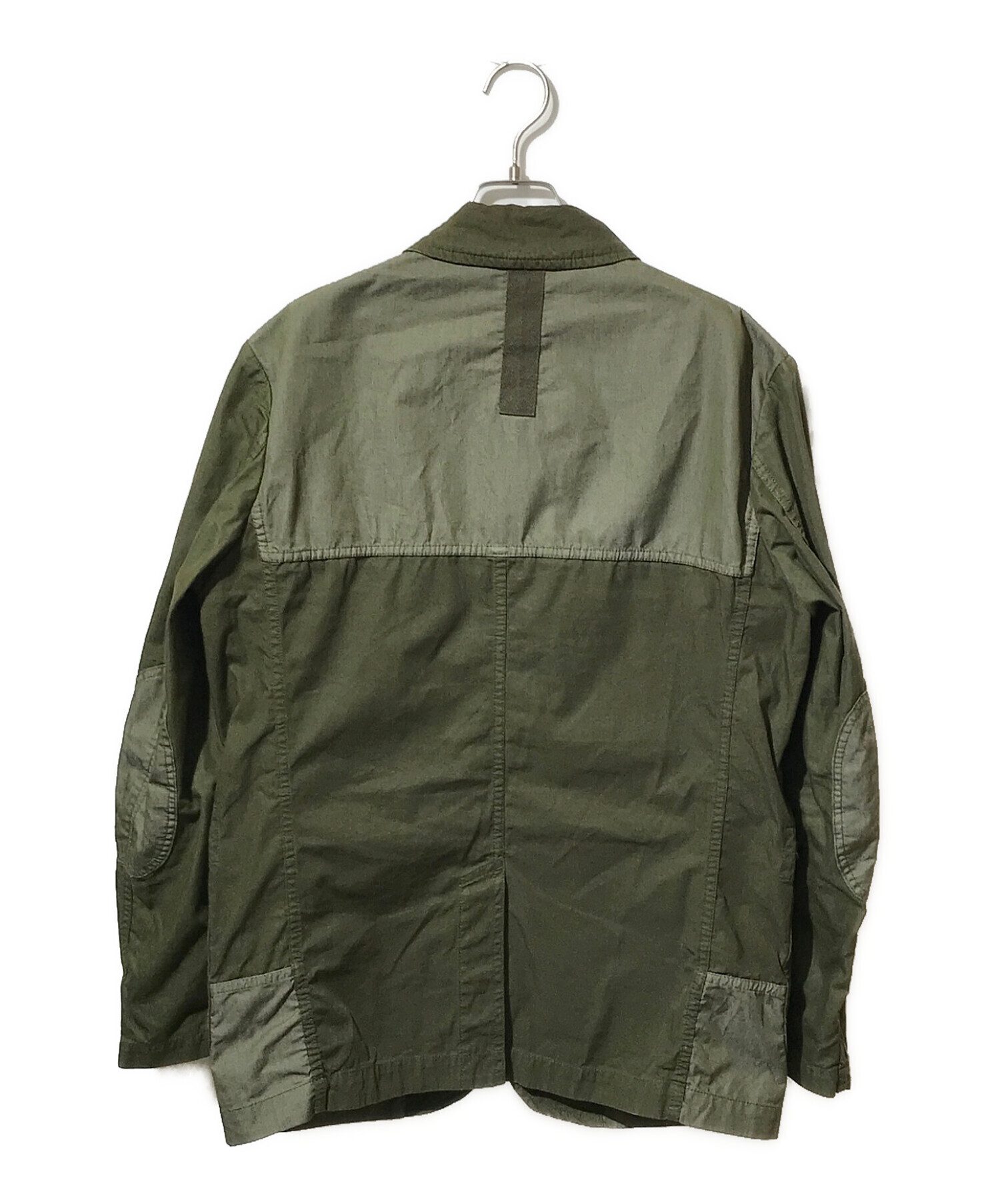 COMME des GARCONS HOMME (コムデギャルソン オム) GARMENT DYED MULTI POCKET  JACKET/ガーメントダイマルチポケットジャケット オリーブ サイズ:M