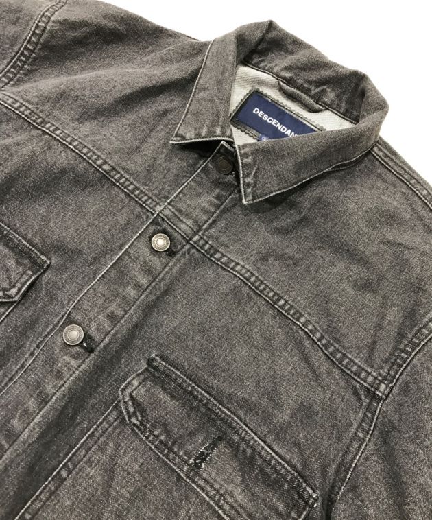 DESCENDANT (ディセンダント) Ron Herman (ロンハーマン) DIGGER DENIM JACKET ブラック サイズ:3