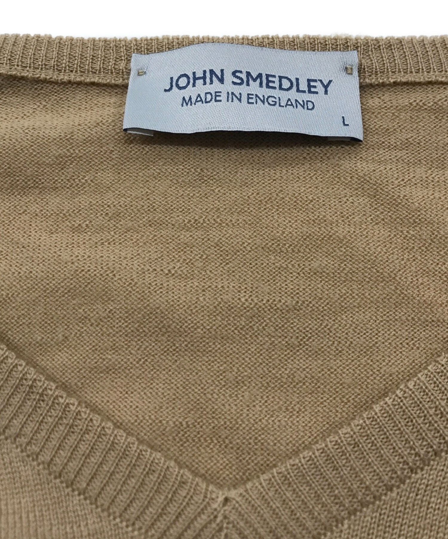 中古・古着通販】JOHN SMEDLEY (ジョンスメドレー) Vネックニット