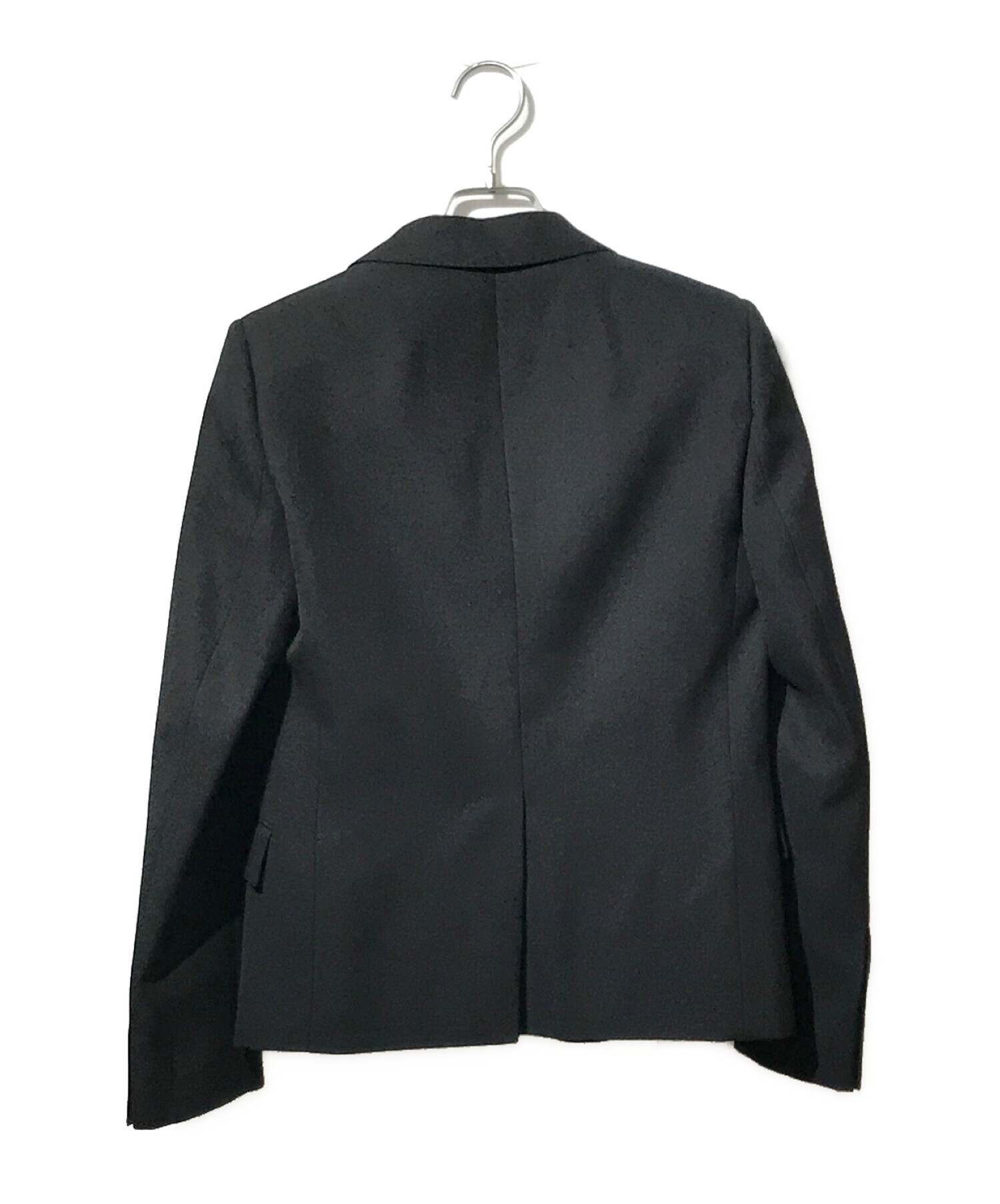CELINE (セリーヌ) グレイン ド プードル ウール 1B テーラードジャケット ブラック サイズ:36