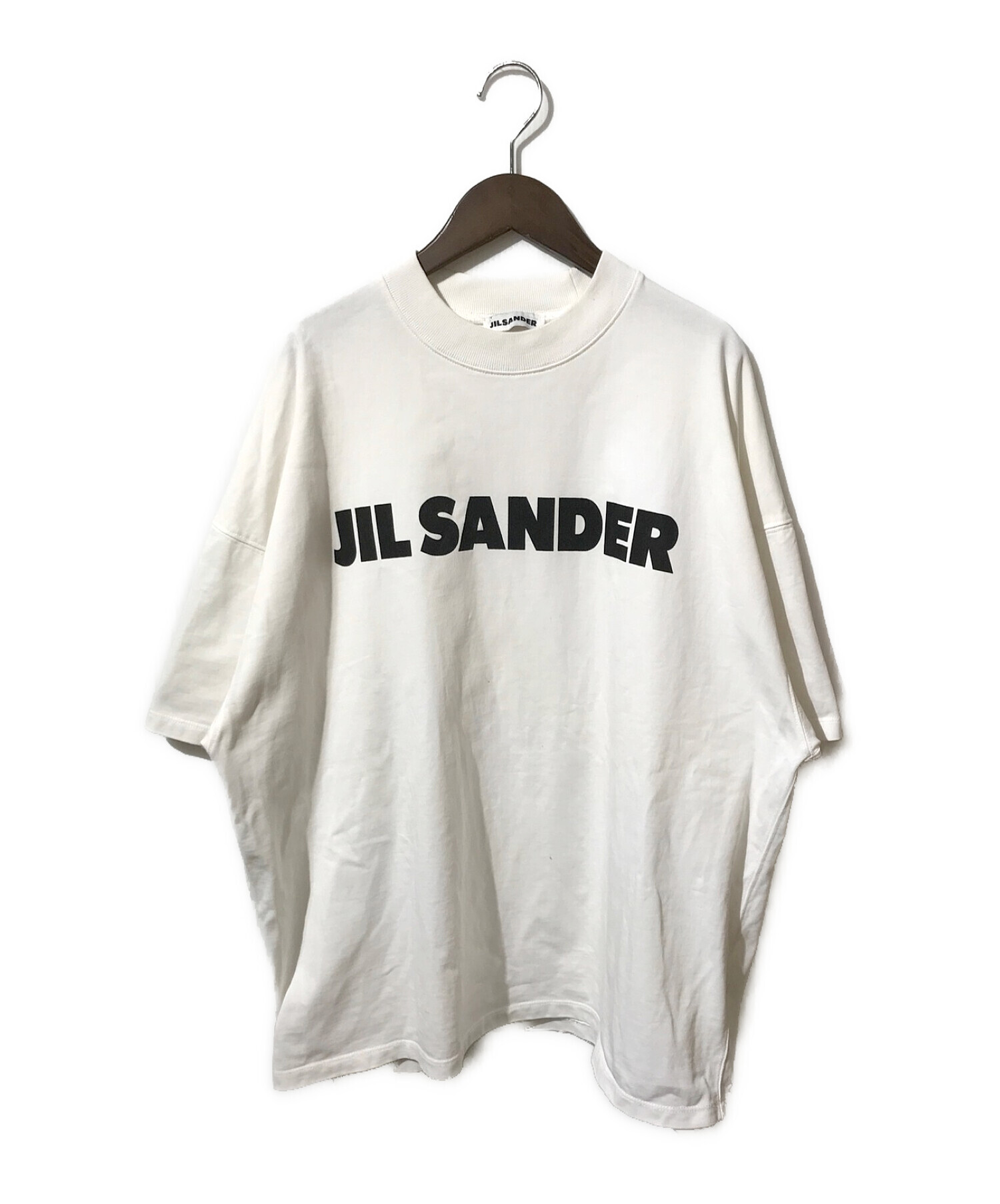 中古・古着通販】JIL SANDER (ジルサンダー) ロゴカットソー ホワイト