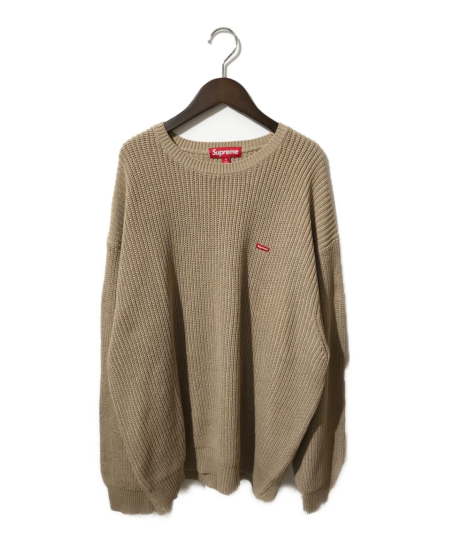 新品Supreme Small Box Ribbed Sweater (Tan)