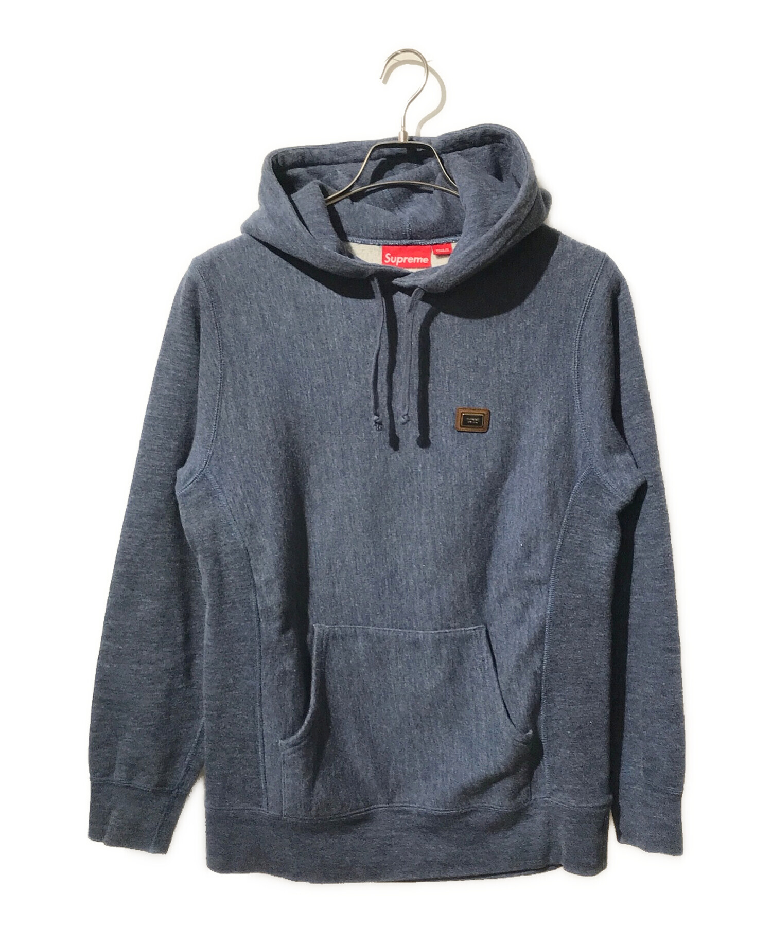 supreme metal plate pullover L ネイビー - トップス