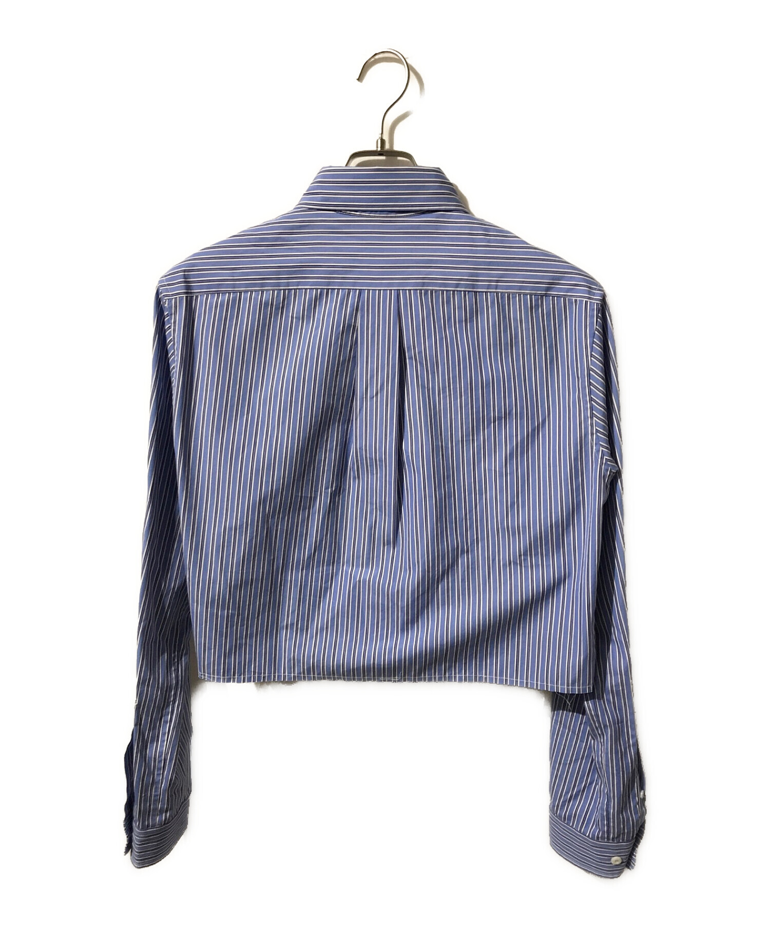 中古・古着通販】MIU MIU (ミュウミュウ) striped cropped shirt