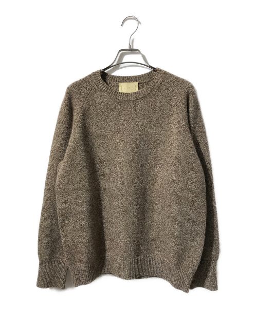 中古・古着通販】CANTATE (カンタータ) crew neck sweater ブラウン