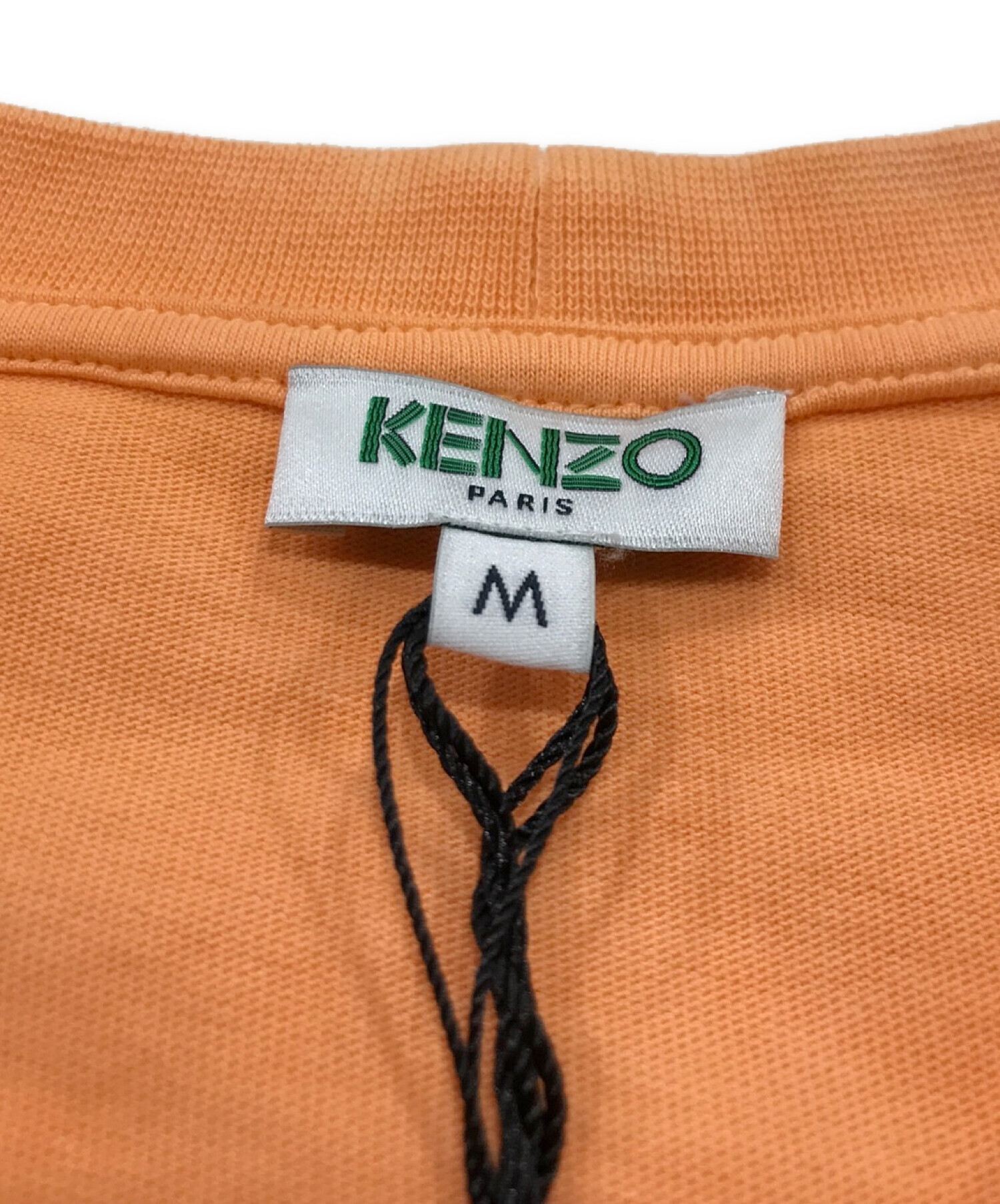 KENZO (ケンゾー) Tシャツ オレンジ×ベージュ サイズ:M