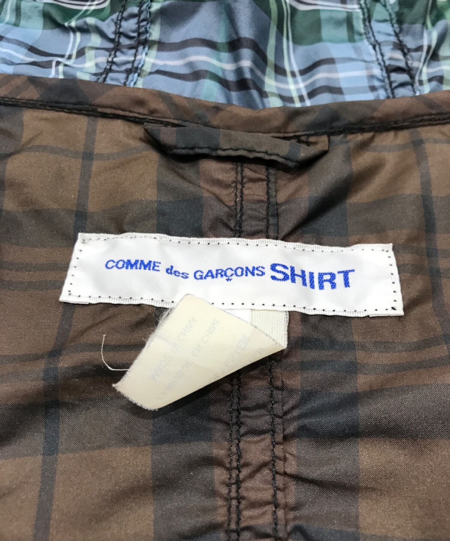 COMME des GARCONS SHIRT (コムデギャルソンシャツ) チェックジャケット レッド サイズ:S