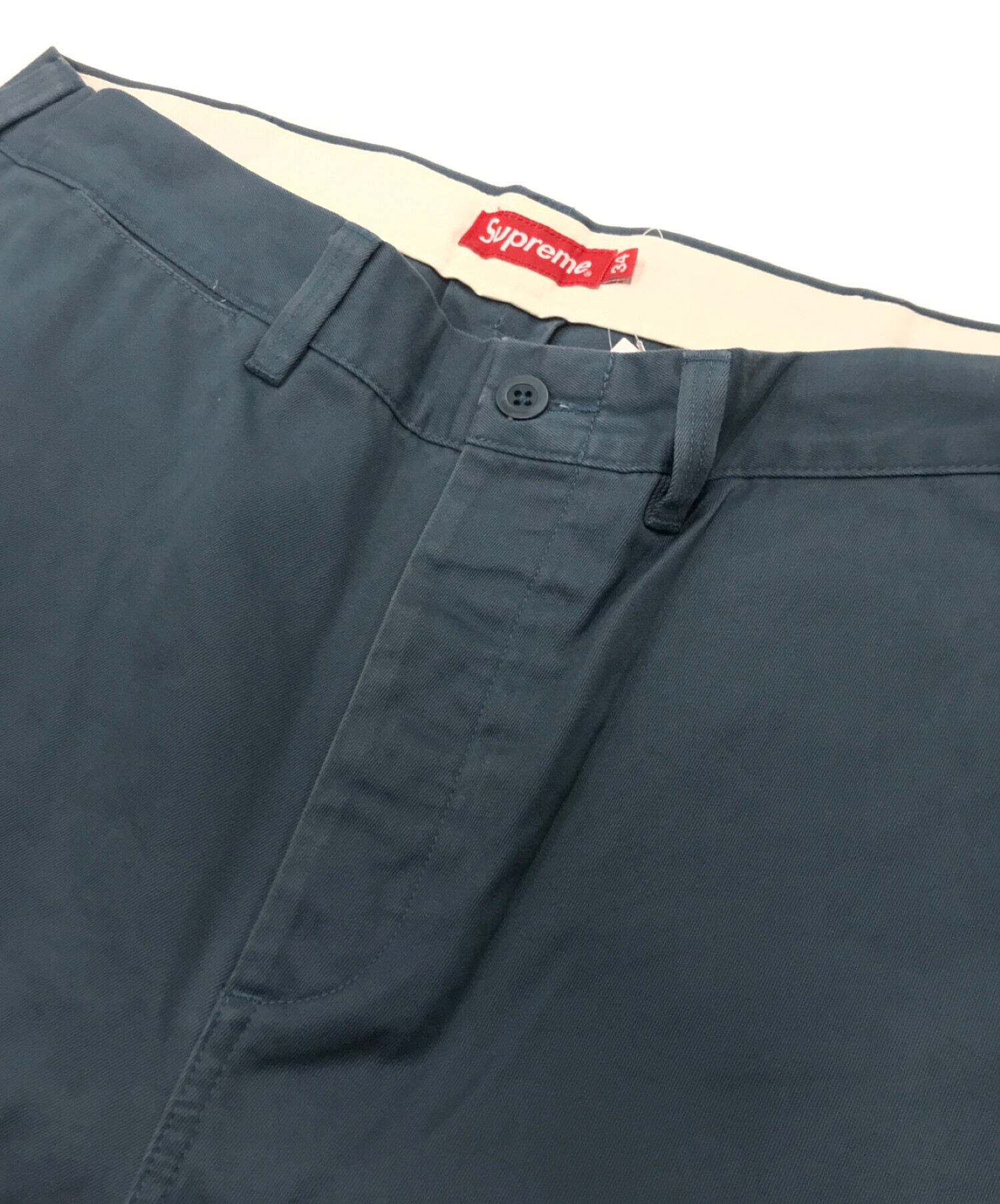 supreme pin up chino pant navy 34 - チノパン