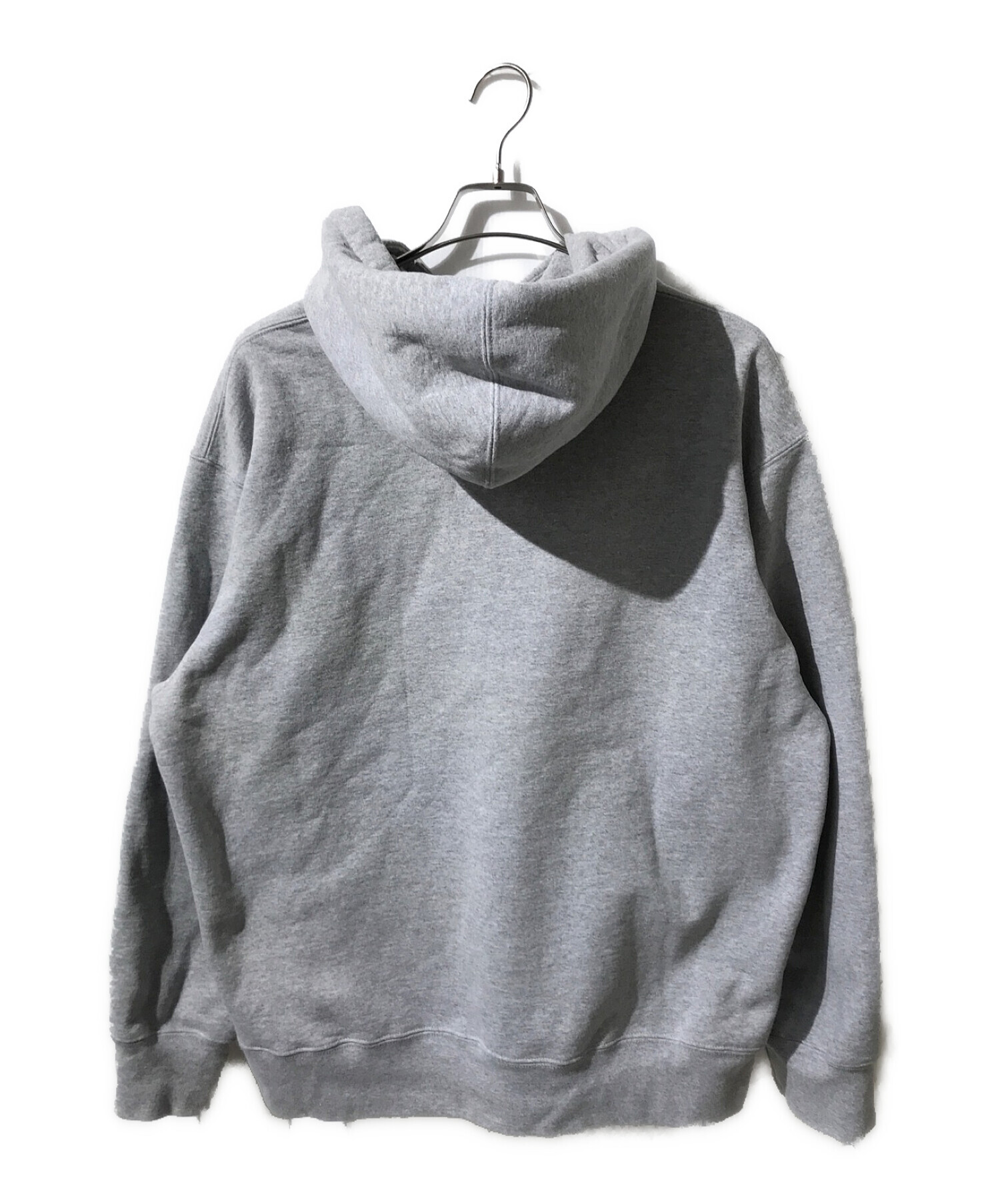 SUPREME (シュプリーム) Underline Hooded Sweatshirt/アンダーラインフーデッドスウェットシャツ グレー サイズ:L