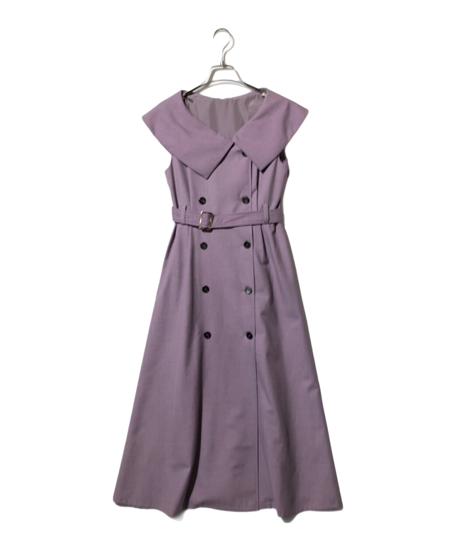 rose muse (ロゼミューズ) big collar trench one-piece ピンク サイズ:Free