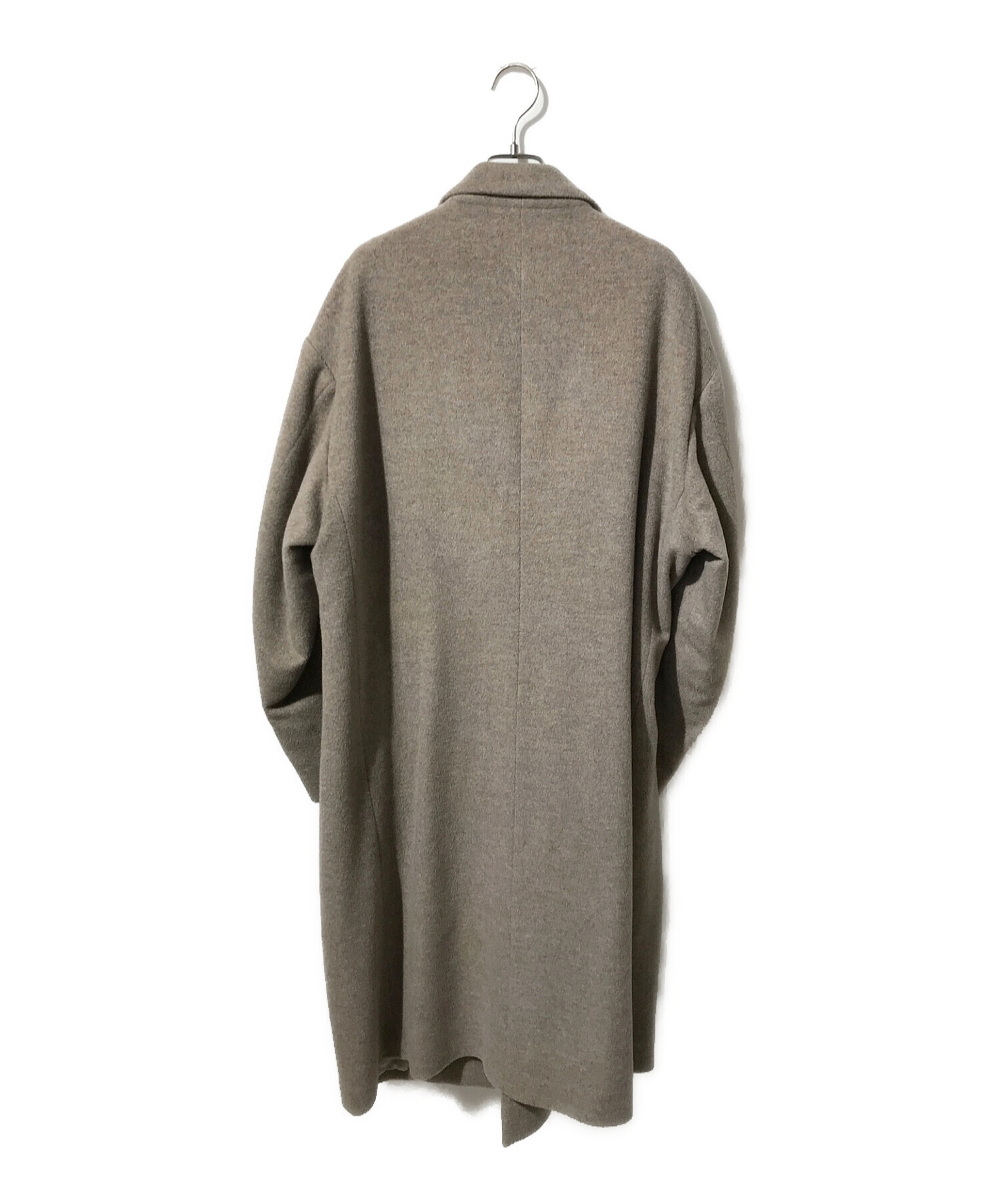 中古・古着通販】SEEALL (シーオール) MINIMAL SCARF COAT ベージュ 