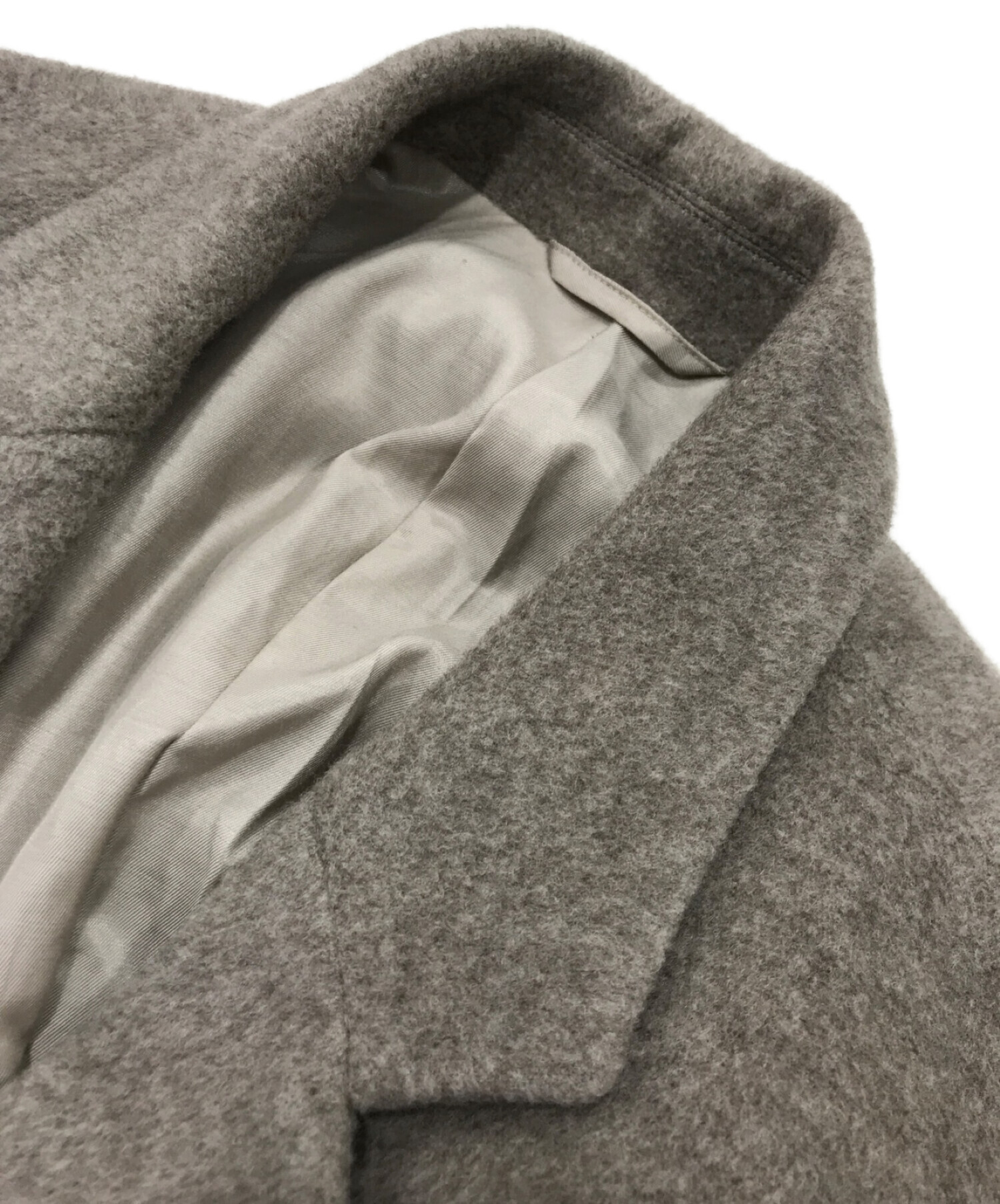 SEEALL (シーオール) MINIMAL SCARF COAT ベージュ サイズ:4