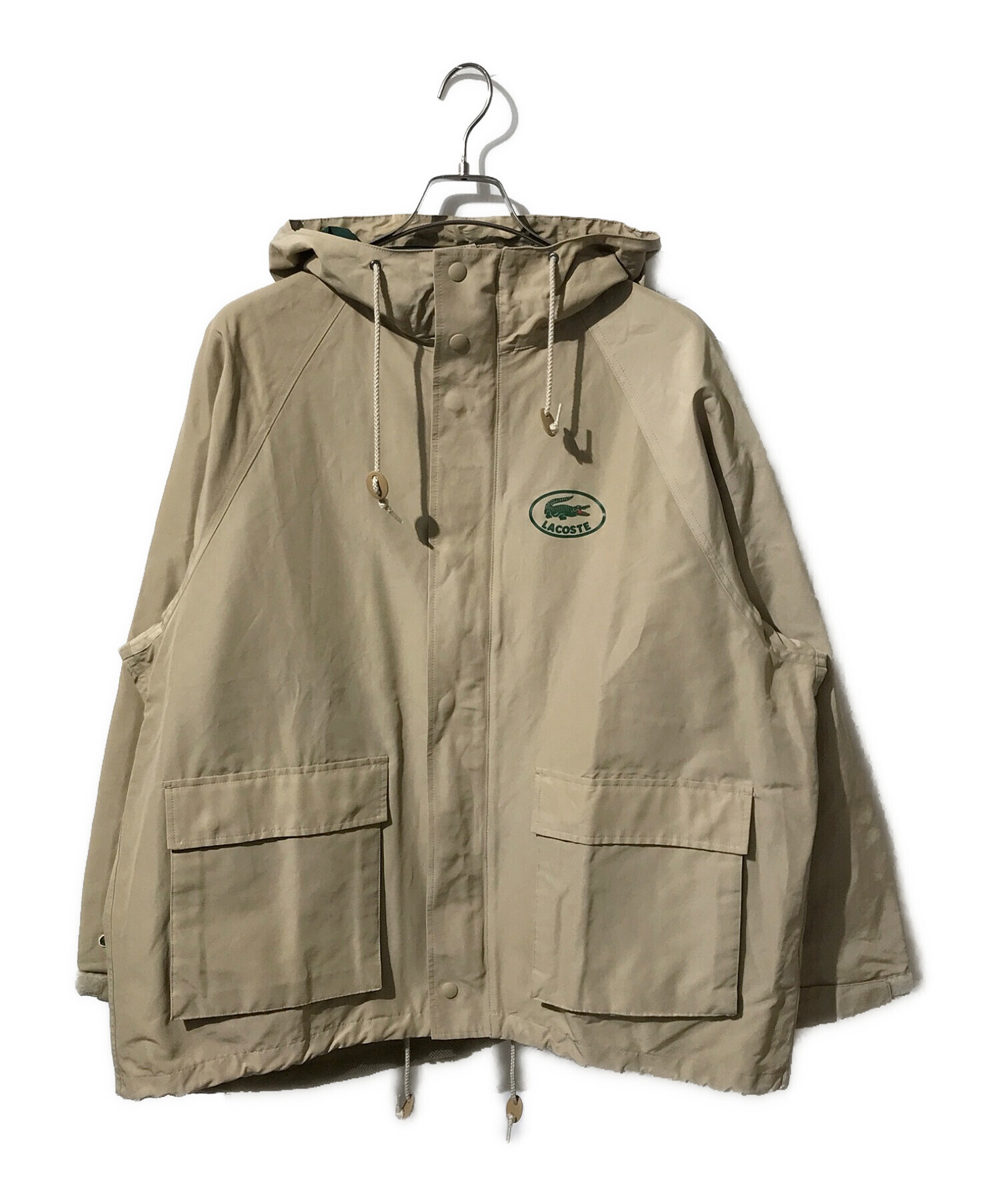 中古・古着通販】LACOSTE (ラコステ) BEAMS (ビームス) 別注 Tafta Blouson ベージュ サイズ:XL｜ブランド・古着通販  トレファク公式【TREFAC FASHION】スマホサイト