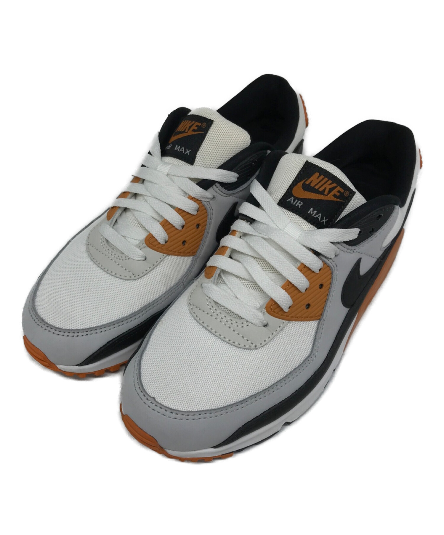 NIKE (ナイキ) AIR MAX 90 PURE PLATINUM ホワイト×ブラック サイズ:US 9.5/EUR 43/cm 27.5