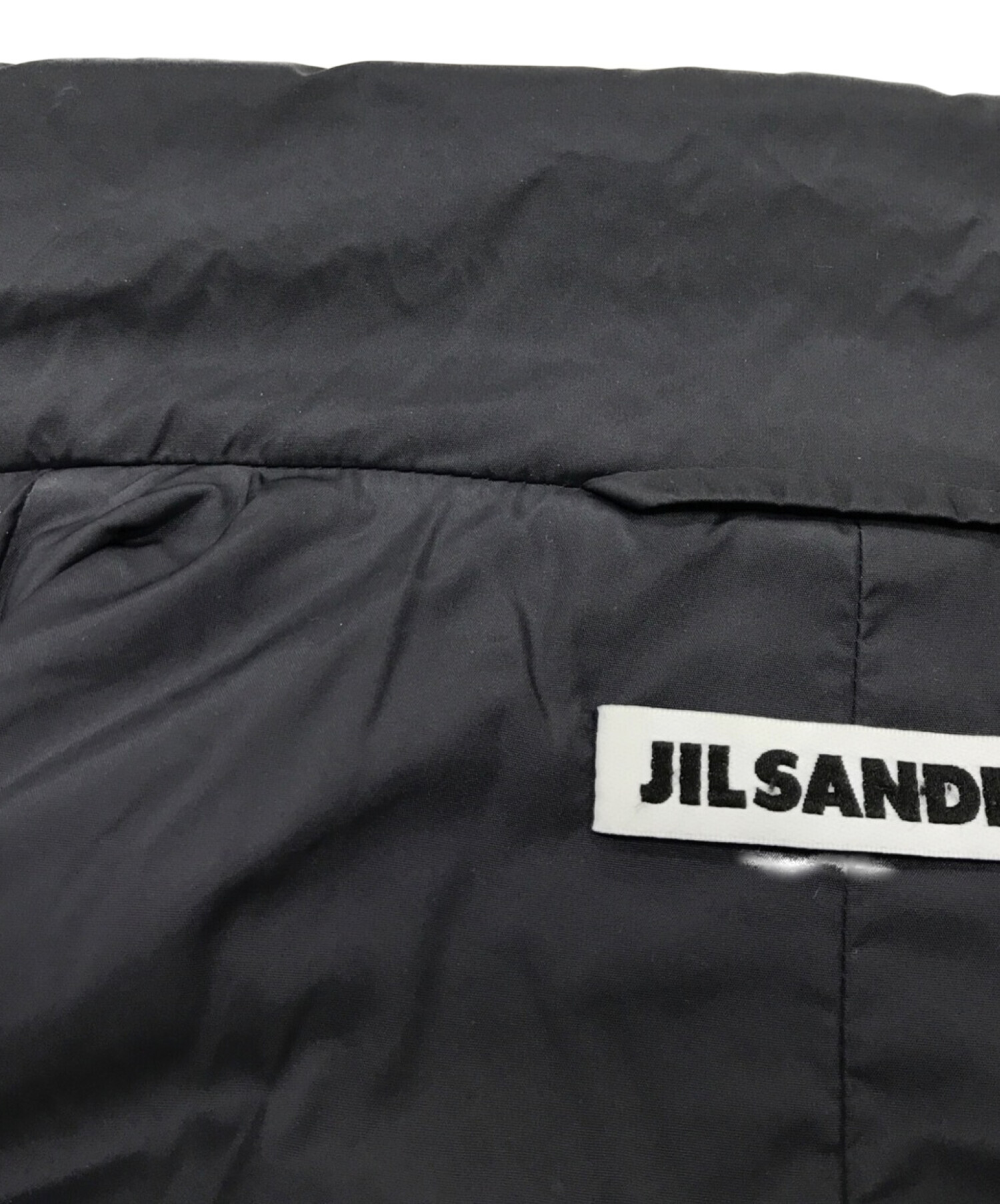 JIL SANDER (ジルサンダー) 中綿ジャケット ネイビー サイズ:34