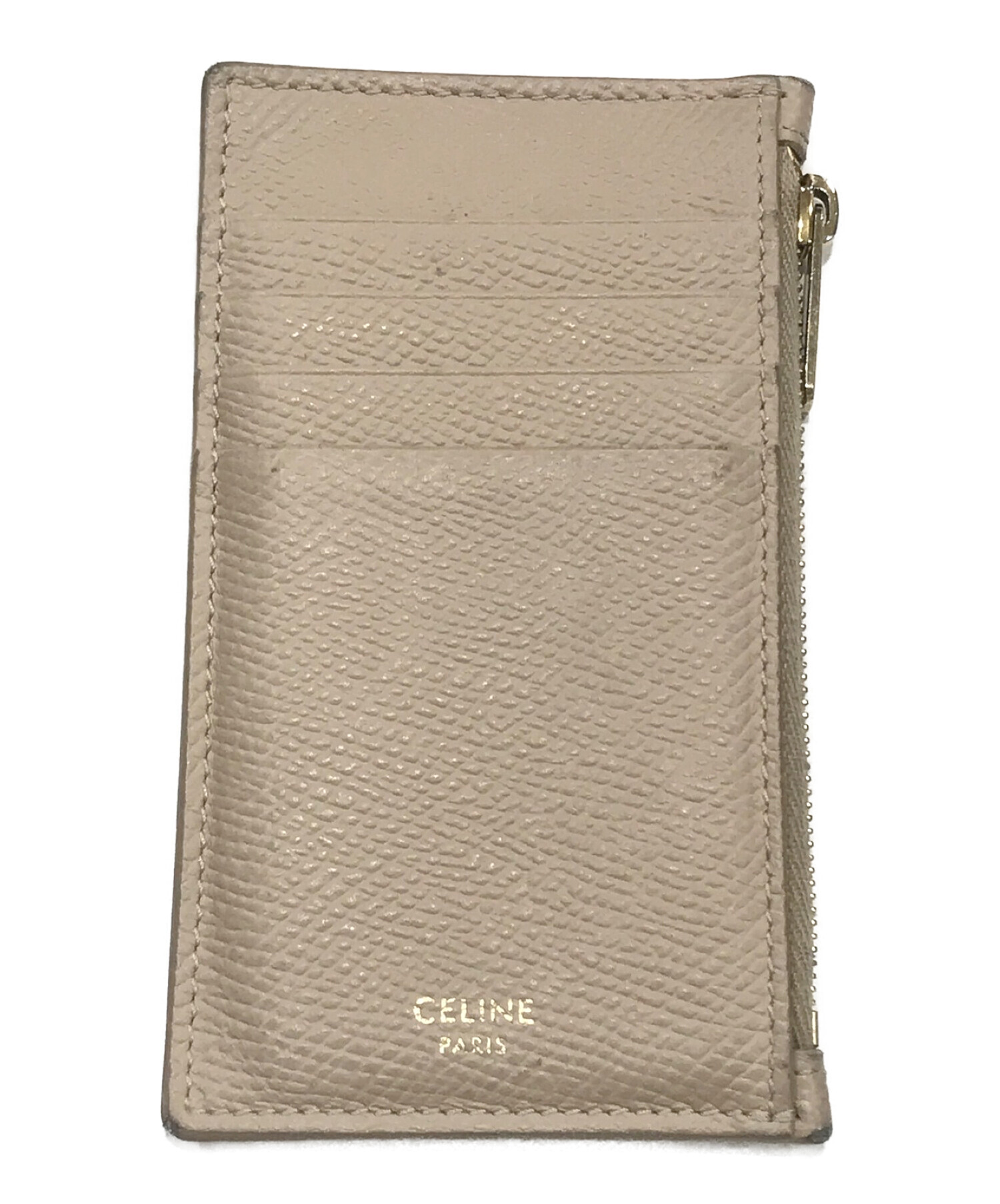 中古・古着通販】CELINE (セリーヌ) カードケース ベージュ｜ブランド