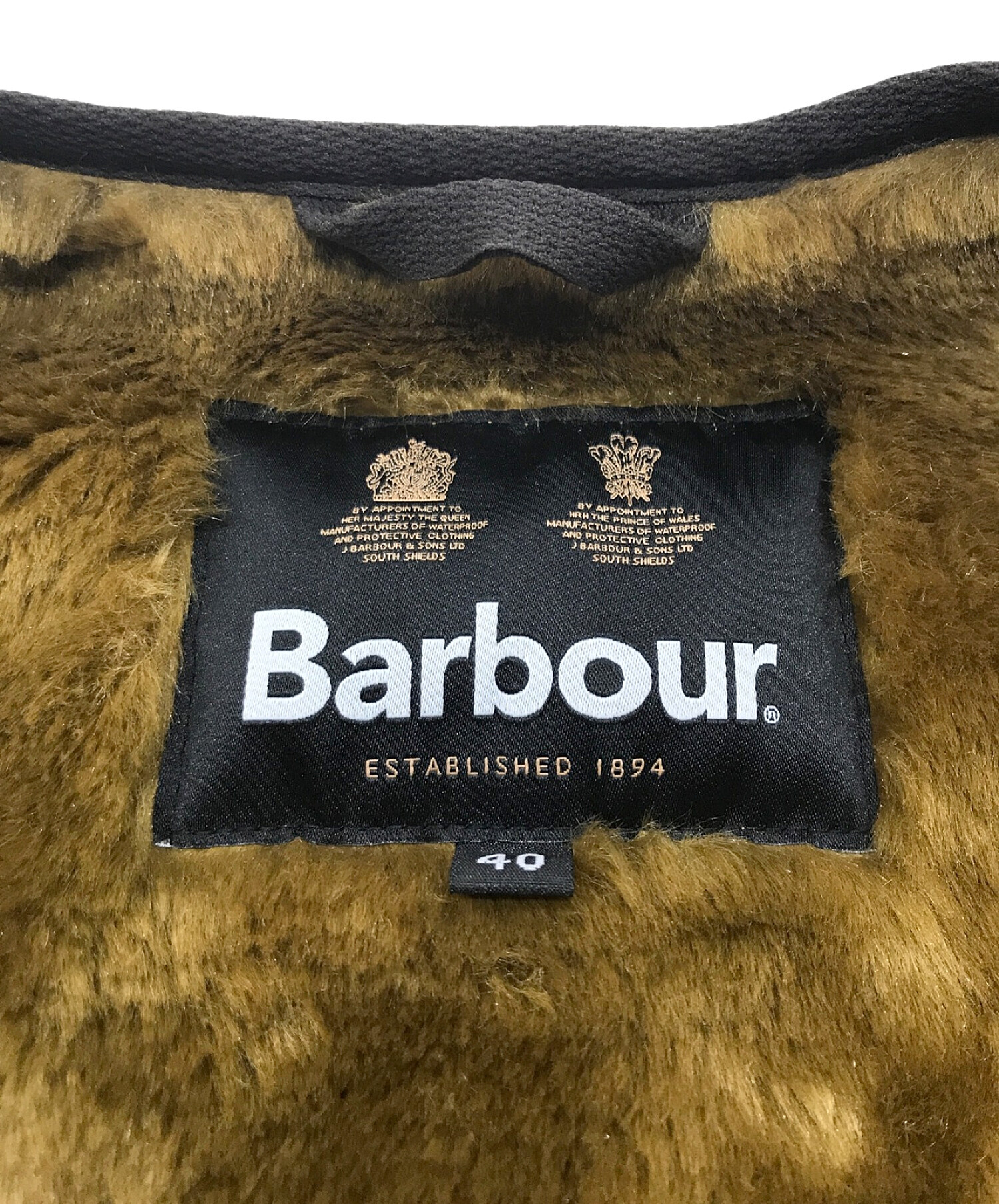 Barbour (バブアー) ファーライナーベスト ベージュ サイズ:40