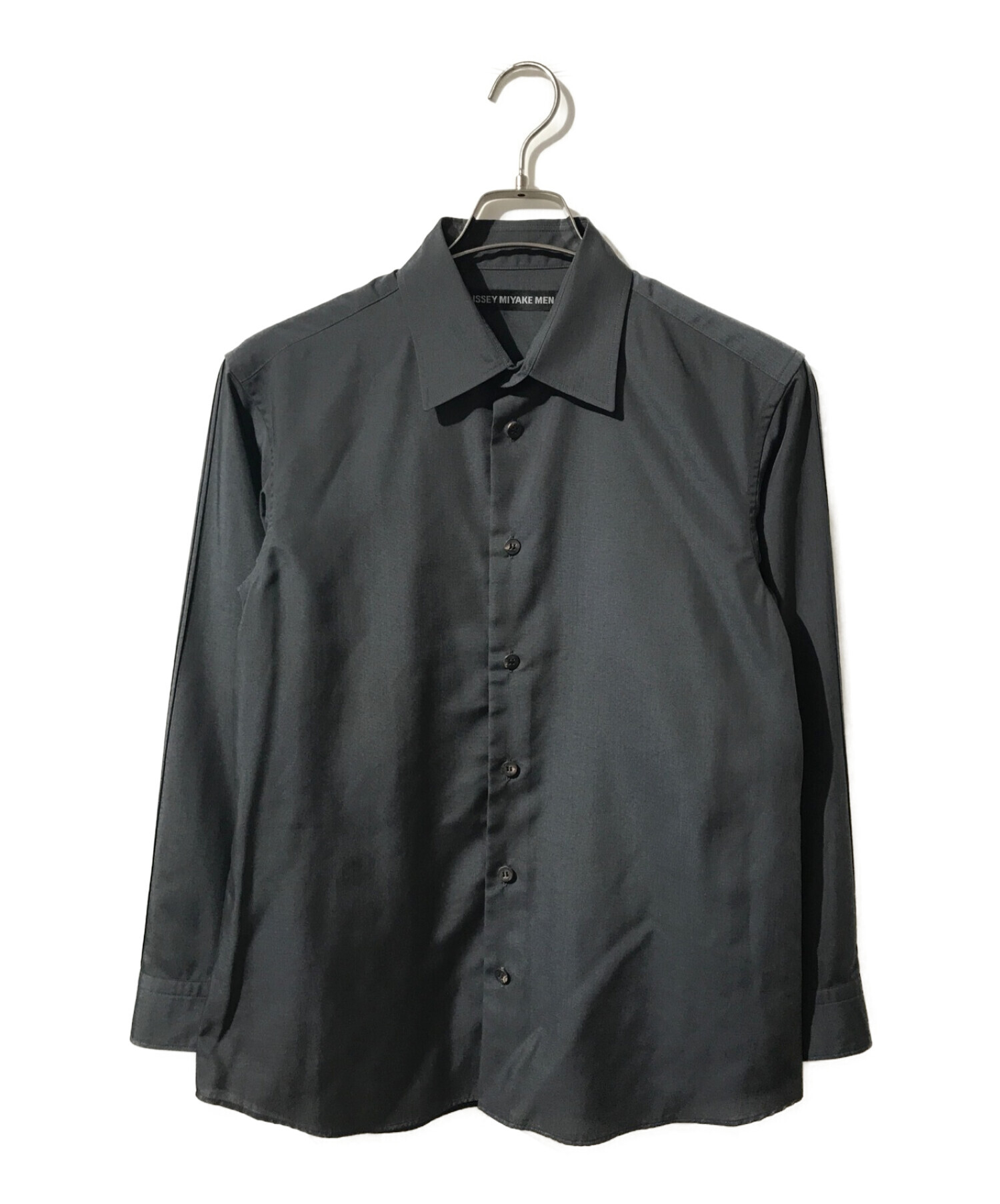 シャツ【美品】ISSEY MIYAKE イッセイミヤケ ドレスシャツ 黒 - シャツ