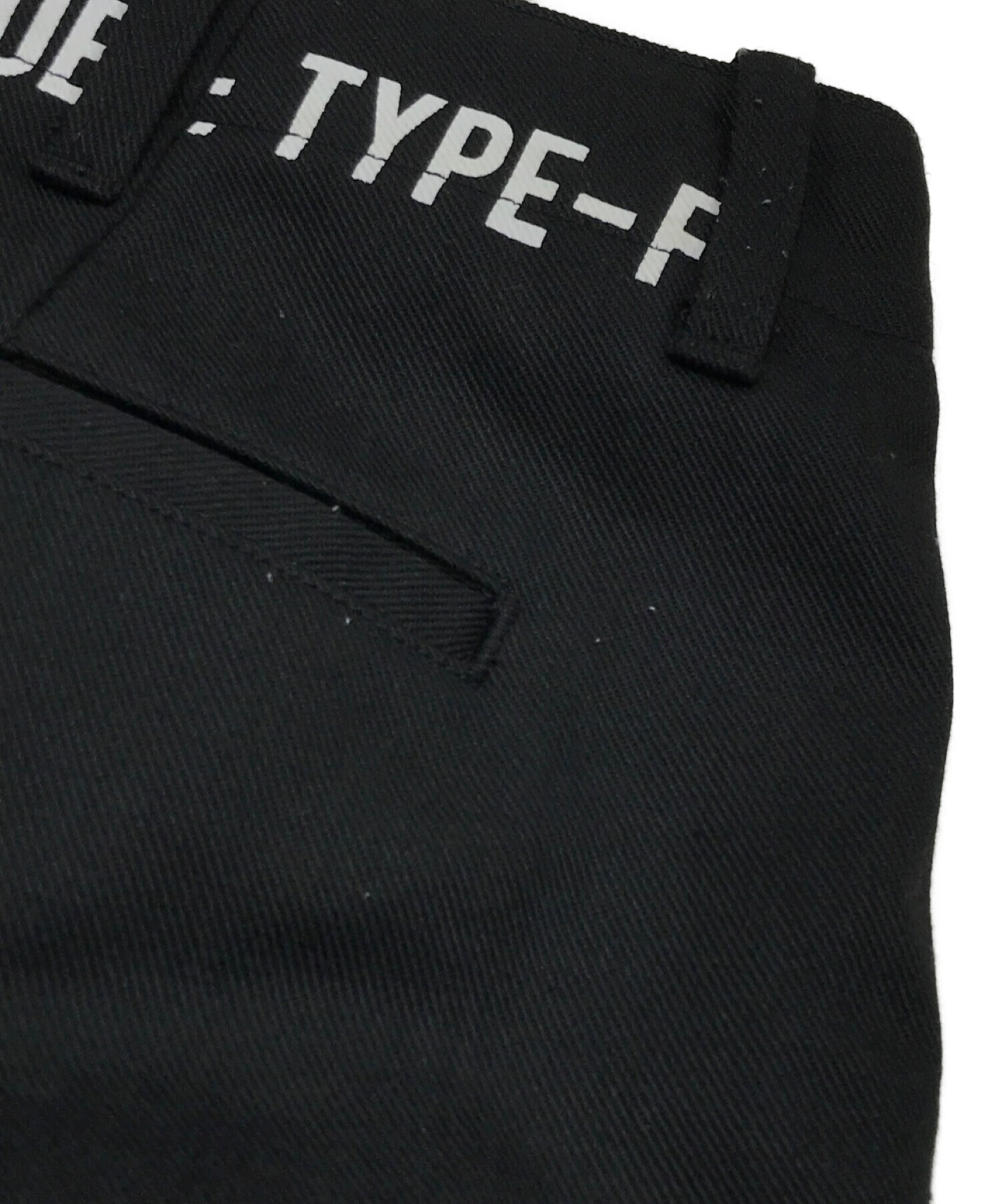 SEQUEL シークエル チノパン TYPE-F FRAGMENT 痛い ブラックM