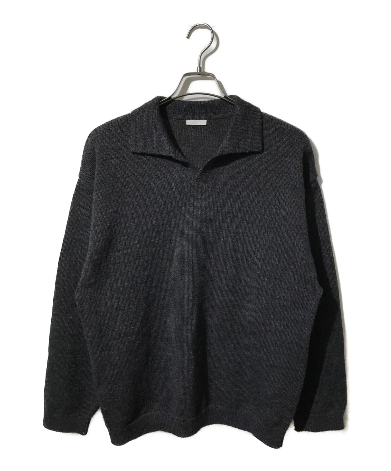 特価新品求Blanc YM Skipper Knit Shirt Smoky leaf ニット/セーター