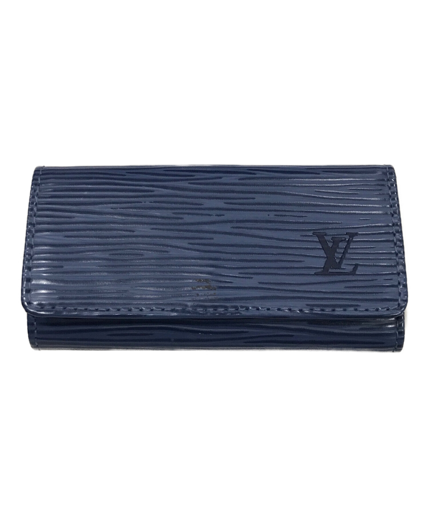 中古・古着通販】LOUIS VUITTON (ルイ ヴィトン) 4連キーケース ブルー