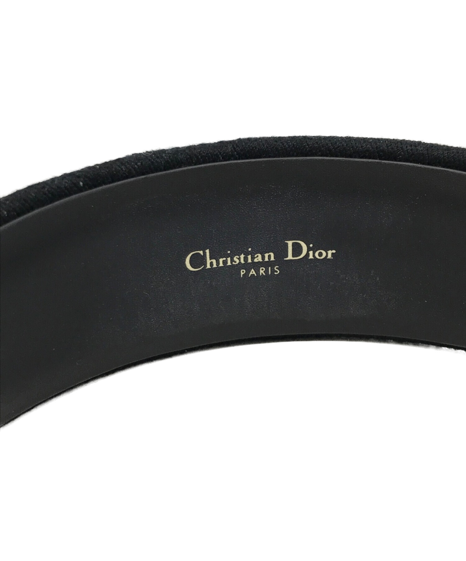 中古・古着通販】Christian Dior (クリスチャン ディオール) カチューシャ ブラック×ホワイト｜ブランド・古着通販  トレファク公式【TREFAC FASHION】スマホサイト