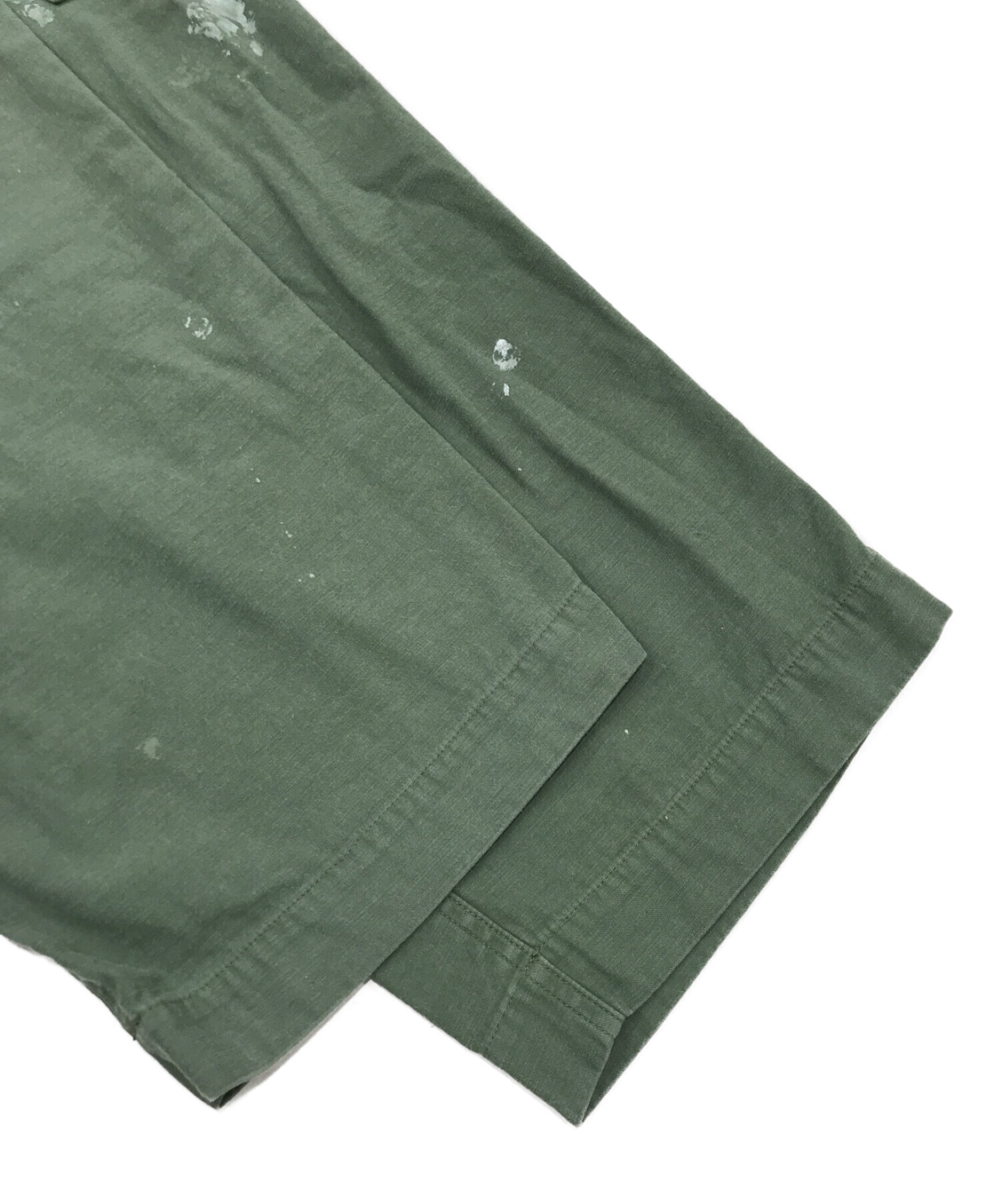 中古・古着通販】MARKA (マーカ) BAKER PANTS PAINTED グリーン サイズ