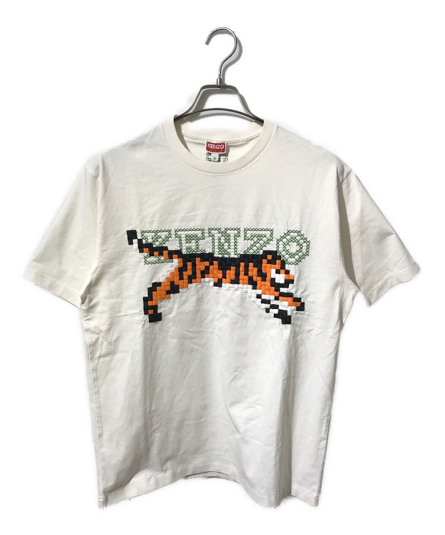 中古・古着通販】KENZO (ケンゾー) 'KENZO Pixel' Tシャツ ホワイト