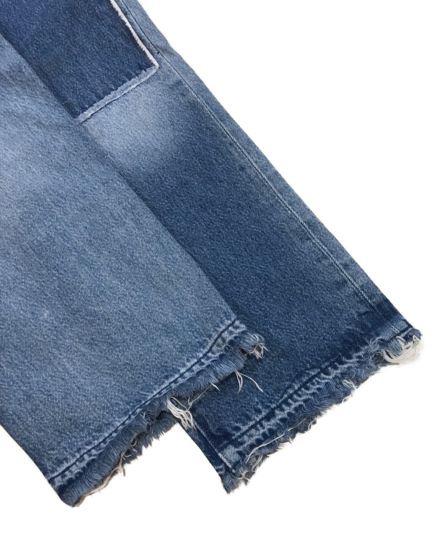 LEVI'S MADE&CRAFTED (リーバイスメイドクラフテッド) 501 HAIGHTパッチワークデニムパンツ インディゴ サイズ:34