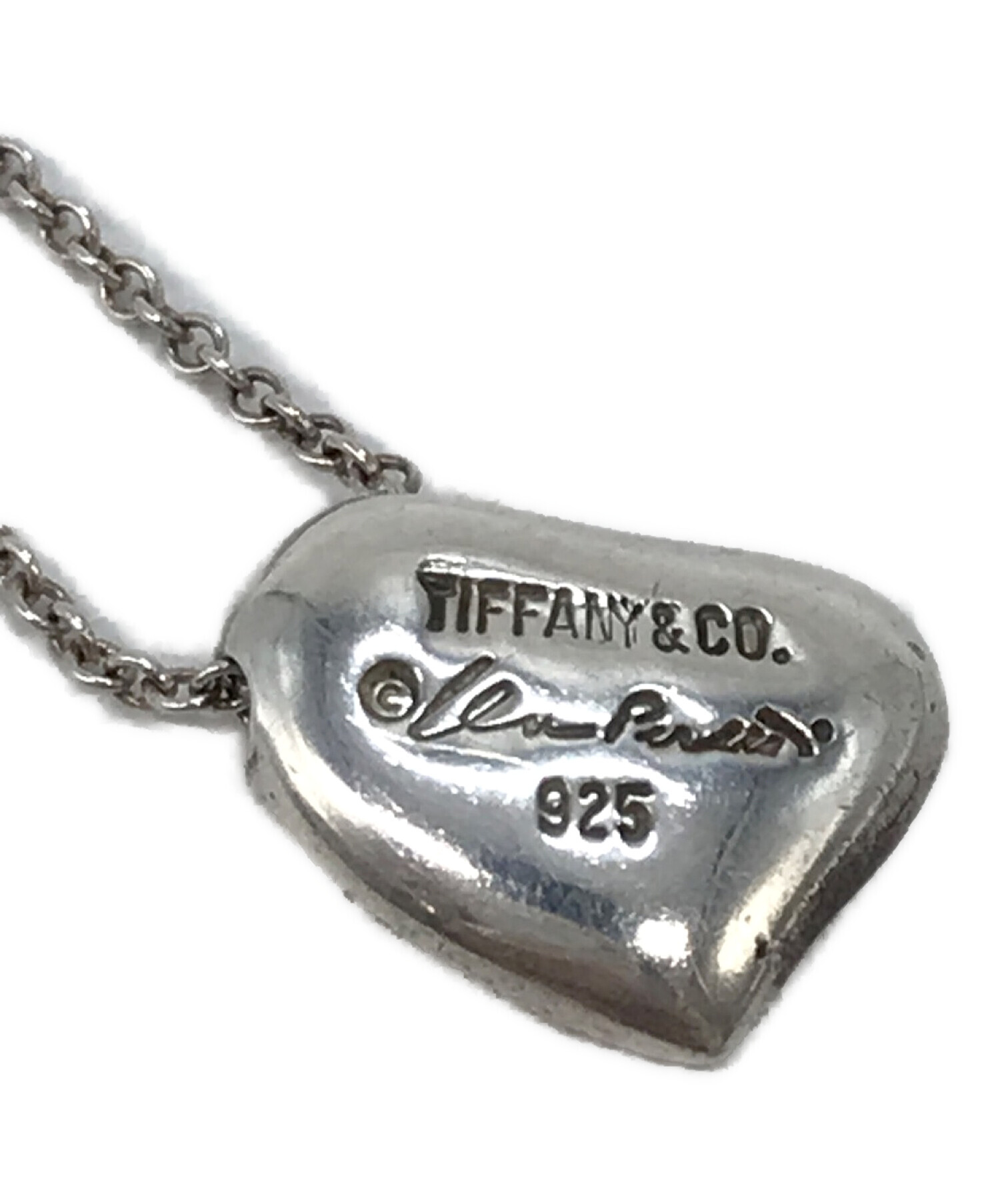 中古・古着通販】TIFFANY & Co. (ティファニー) エルサ・ペレッティフルハートネックレス シルバー｜ブランド・古着通販  トレファク公式【TREFAC FASHION】スマホサイト