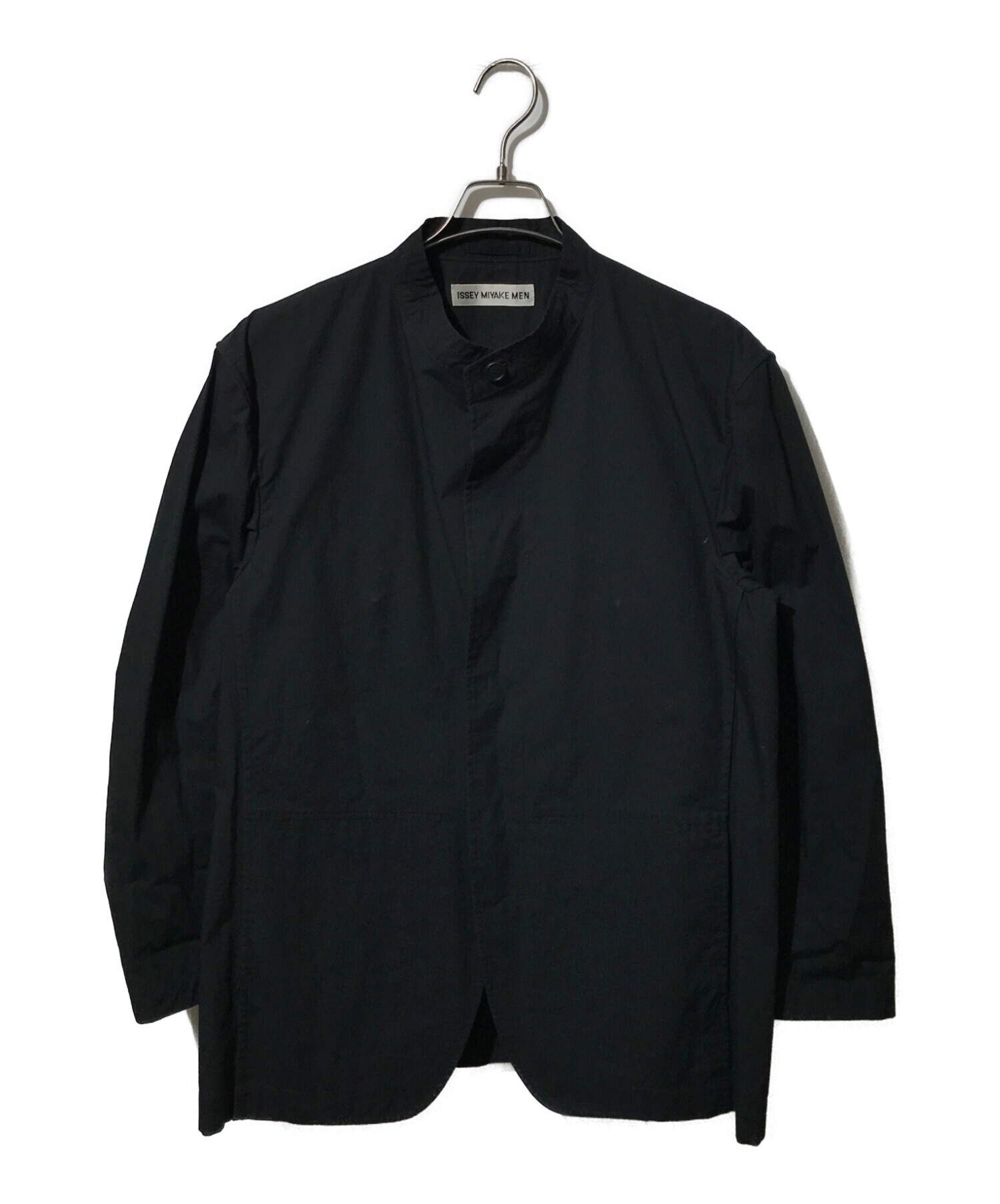 中古・古着通販】ISSEY MIYAKE (イッセイミヤケ) 比翼バンドカラー