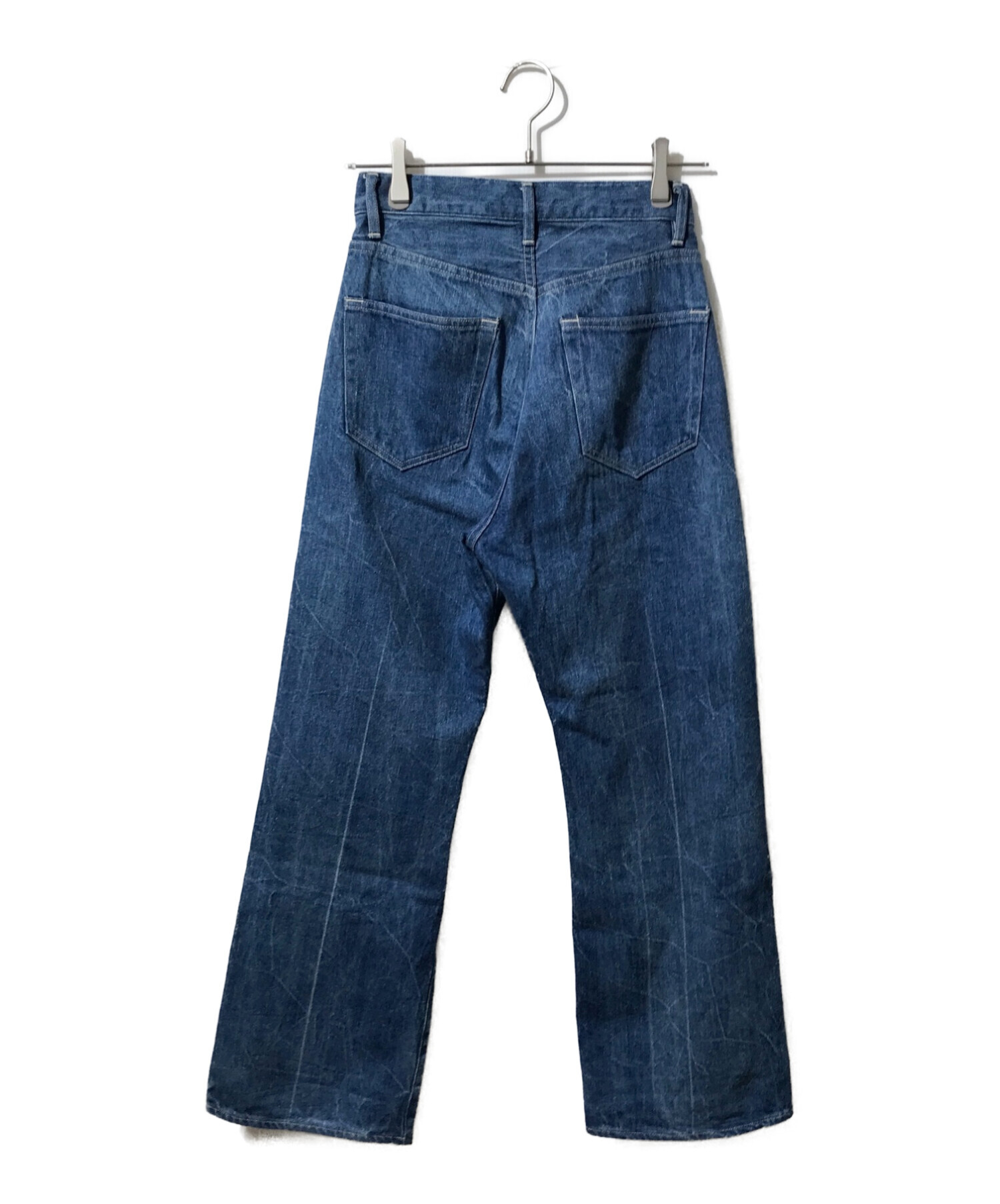 AURALEE (オーラリー) SELVEDGE FADED LIGHT DENIM PANTS インディゴ