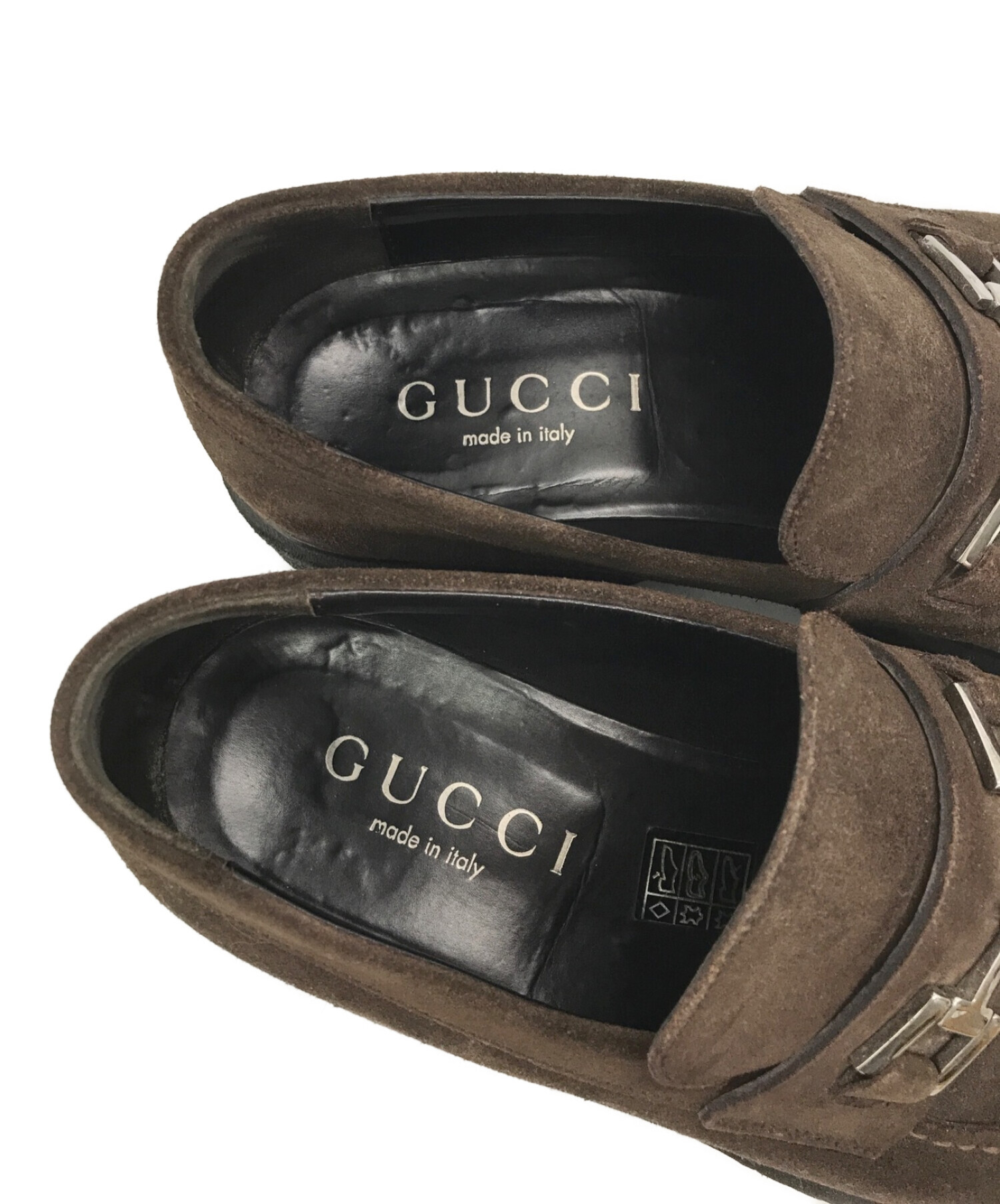 中古・古着通販】GUCCI (グッチ) スウェードホースビットローファー ブラウン サイズ:41 1/2｜ブランド・古着通販  トレファク公式【TREFAC FASHION】スマホサイト