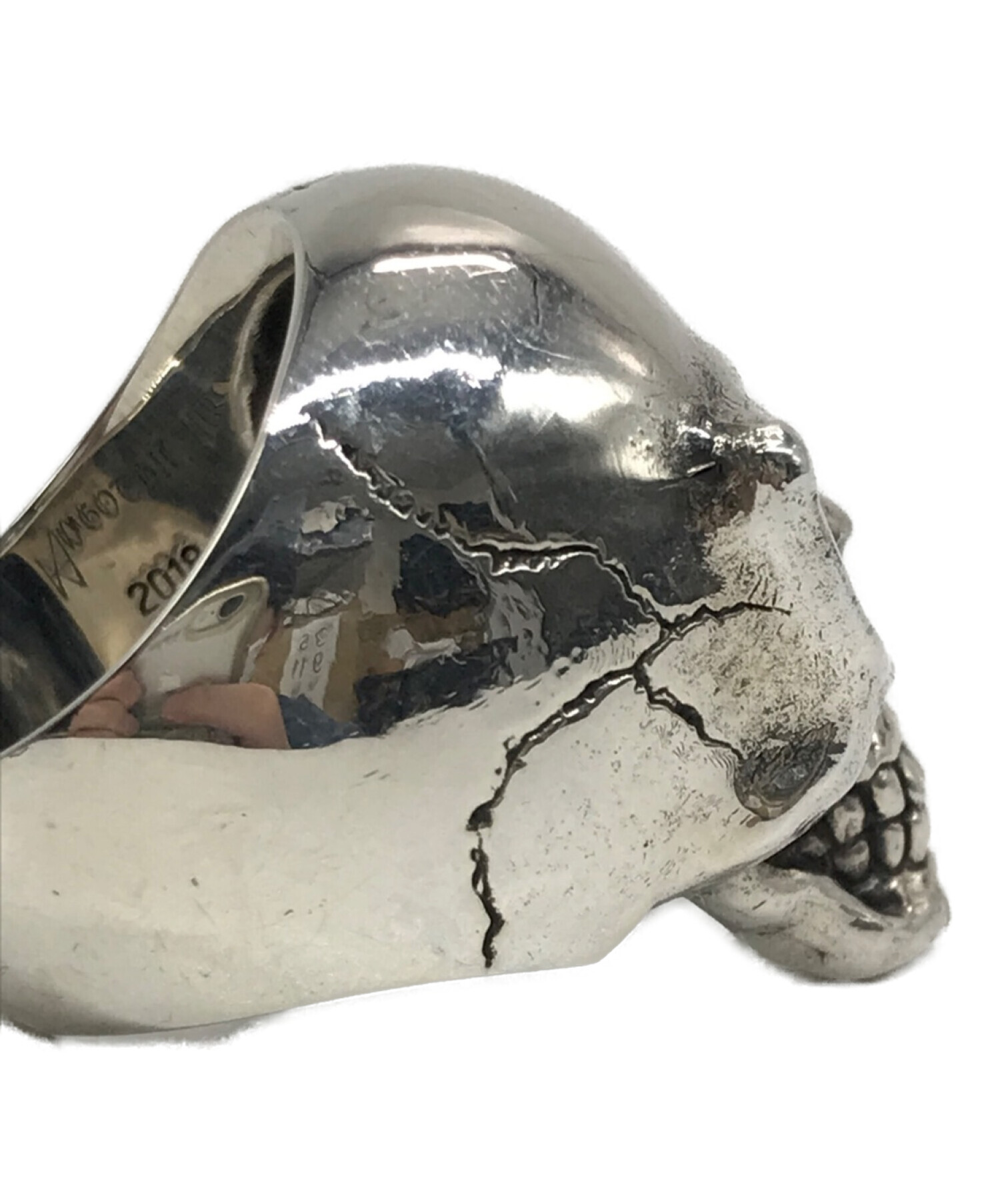 GOTHIC YOHJI YAMAMOTO (ゴシックヨウジヤマモト) ALIEN SKULL RING SILVER シルバー サイズ:17号