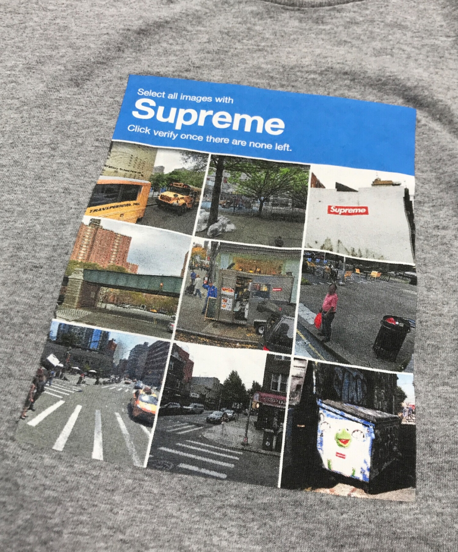 中古・古着通販】SUPREME (シュプリーム) VERIFY TEE ライトグレー