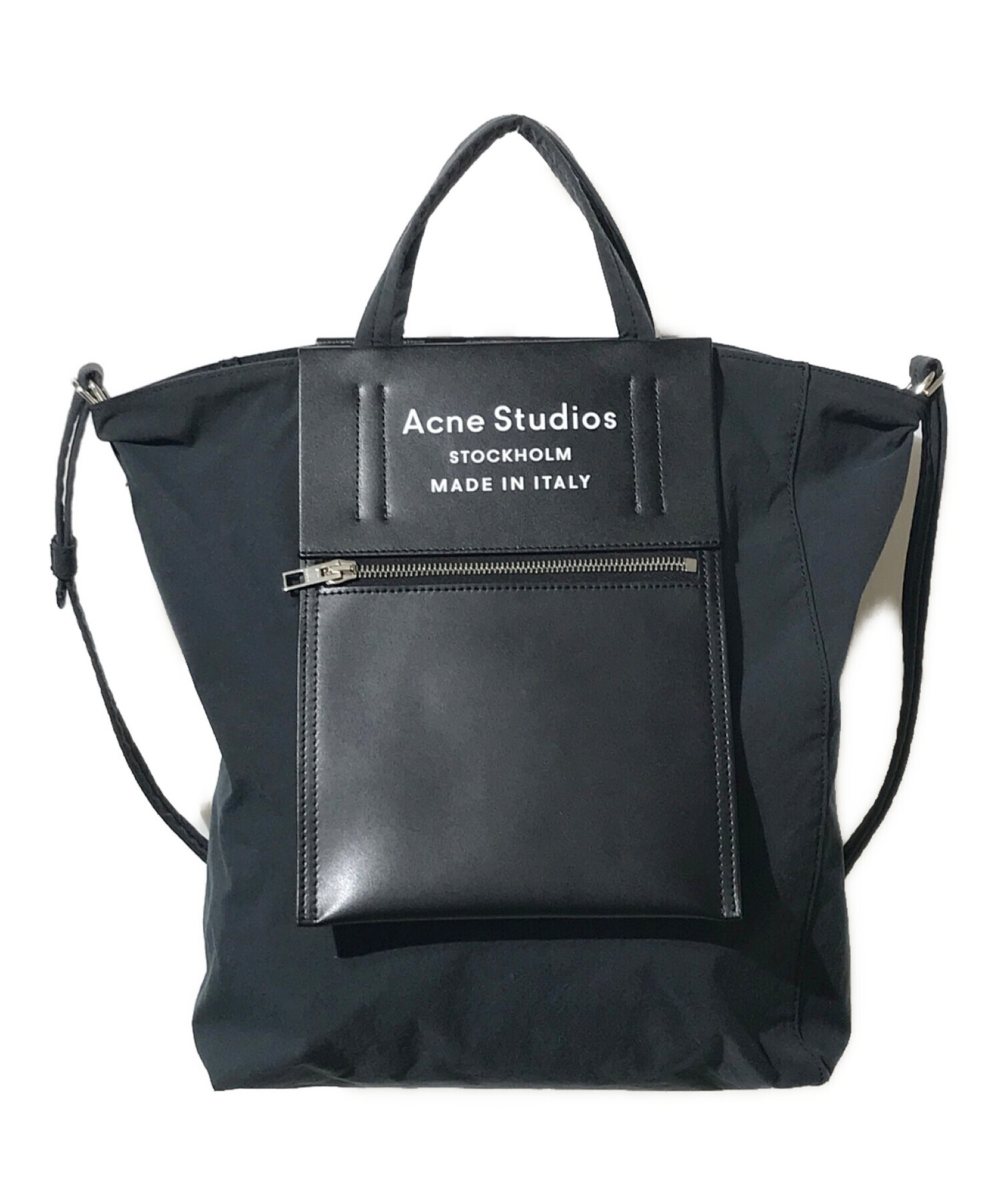 中古・古着通販】Acne studios (アクネストゥディオス) ペイパリーバッグ ブラック｜ブランド・古着通販 トレファク公式【TREFAC  FASHION】スマホサイト