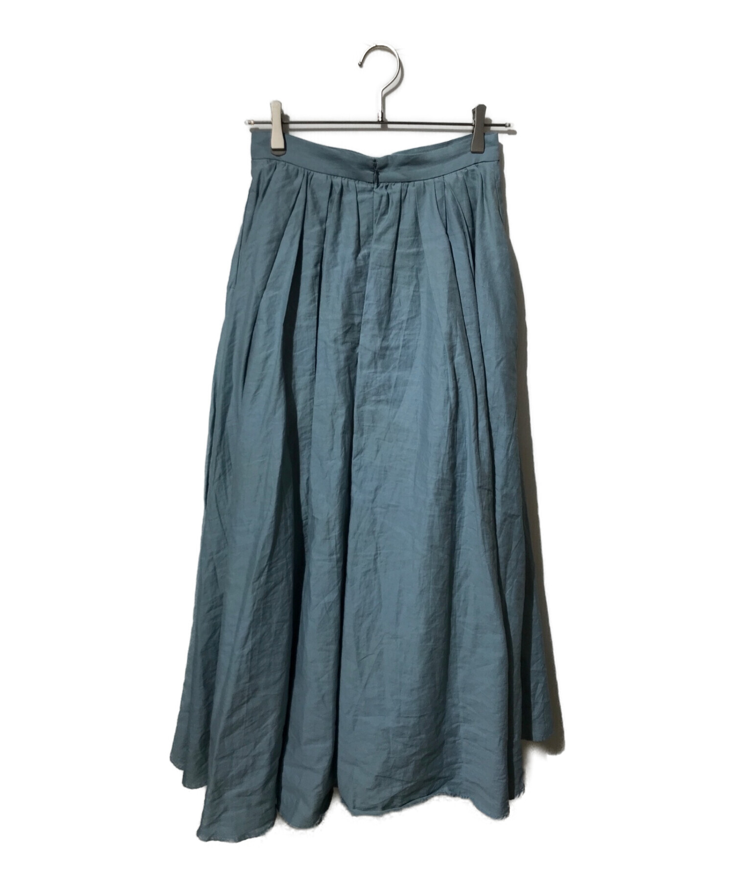 中古・古着通販】CLANE (クラネ) VOLUME MAXI SKIRT BLUE スカイブルー サイズ:2｜ブランド・古着通販  トレファク公式【TREFAC FASHION】スマホサイト