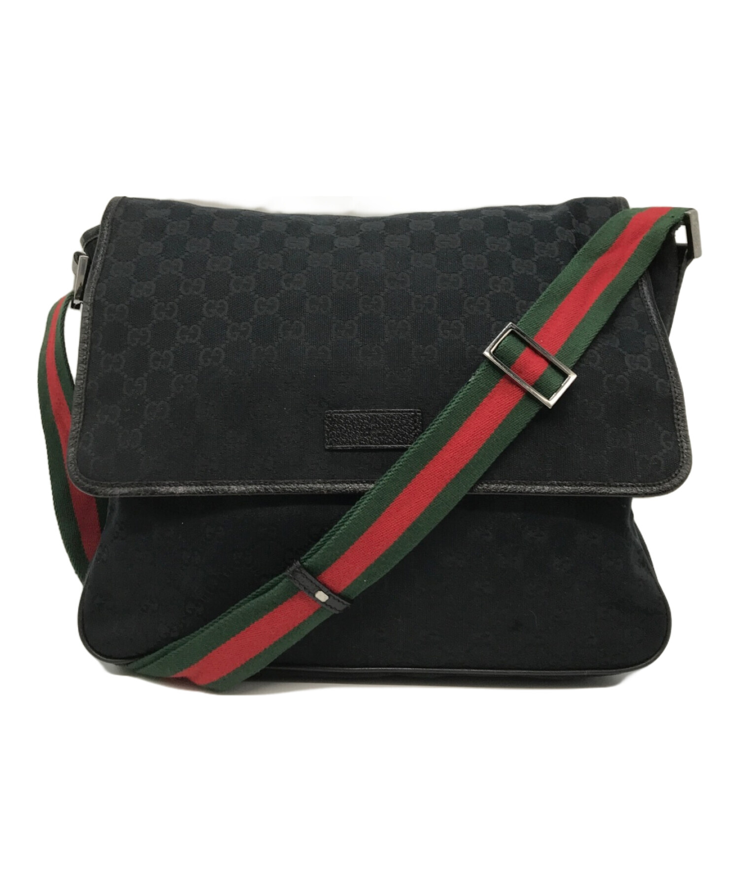 中古・古着通販】GUCCI (グッチ) GG Messenger Bag/233052/メッセンジャーバッグ ブラック｜ブランド・古着通販  トレファク公式【TREFAC FASHION】スマホサイト