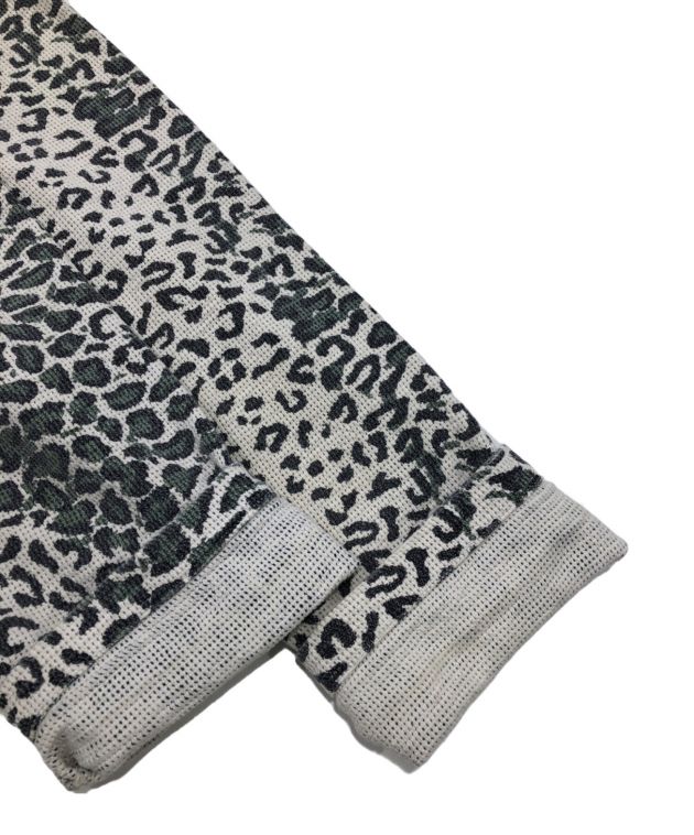 stussy (ステューシー) leopard mesh zip jacket ベージュ サイズ:L