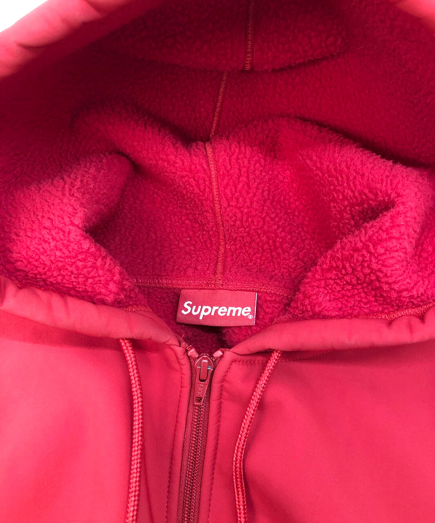 中古・古着通販】SUPREME (シュプリーム) 18AW/WINDSTOPPER Zip Up Hooded レッド サイズ:M｜ブランド・古着通販  トレファク公式【TREFAC FASHION】スマホサイト