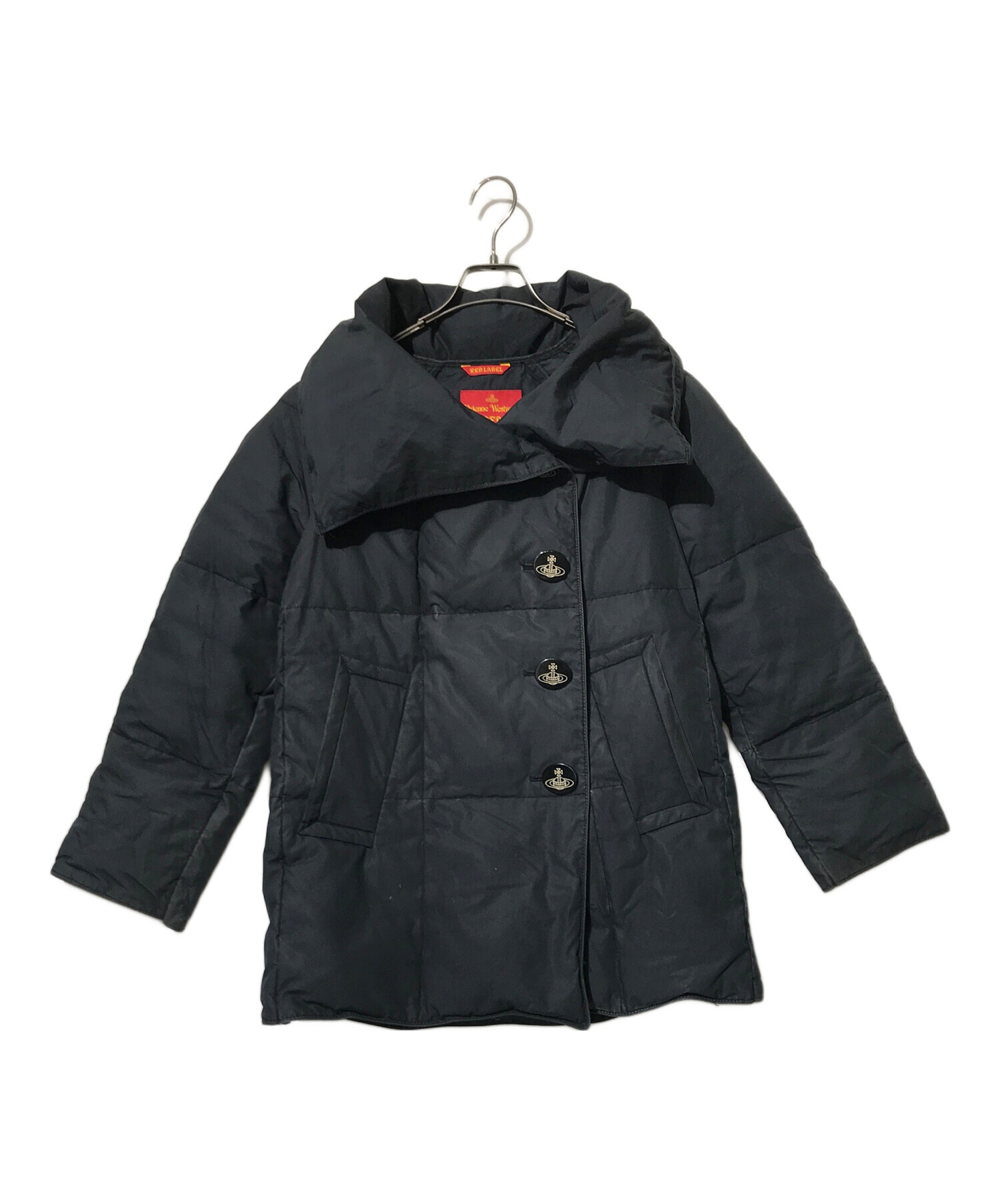 Vivienne Westwood RED LABEL (ヴィヴィアンウエストウッドレッドレーベル) ダウンジャケット ネイビー サイズ:2