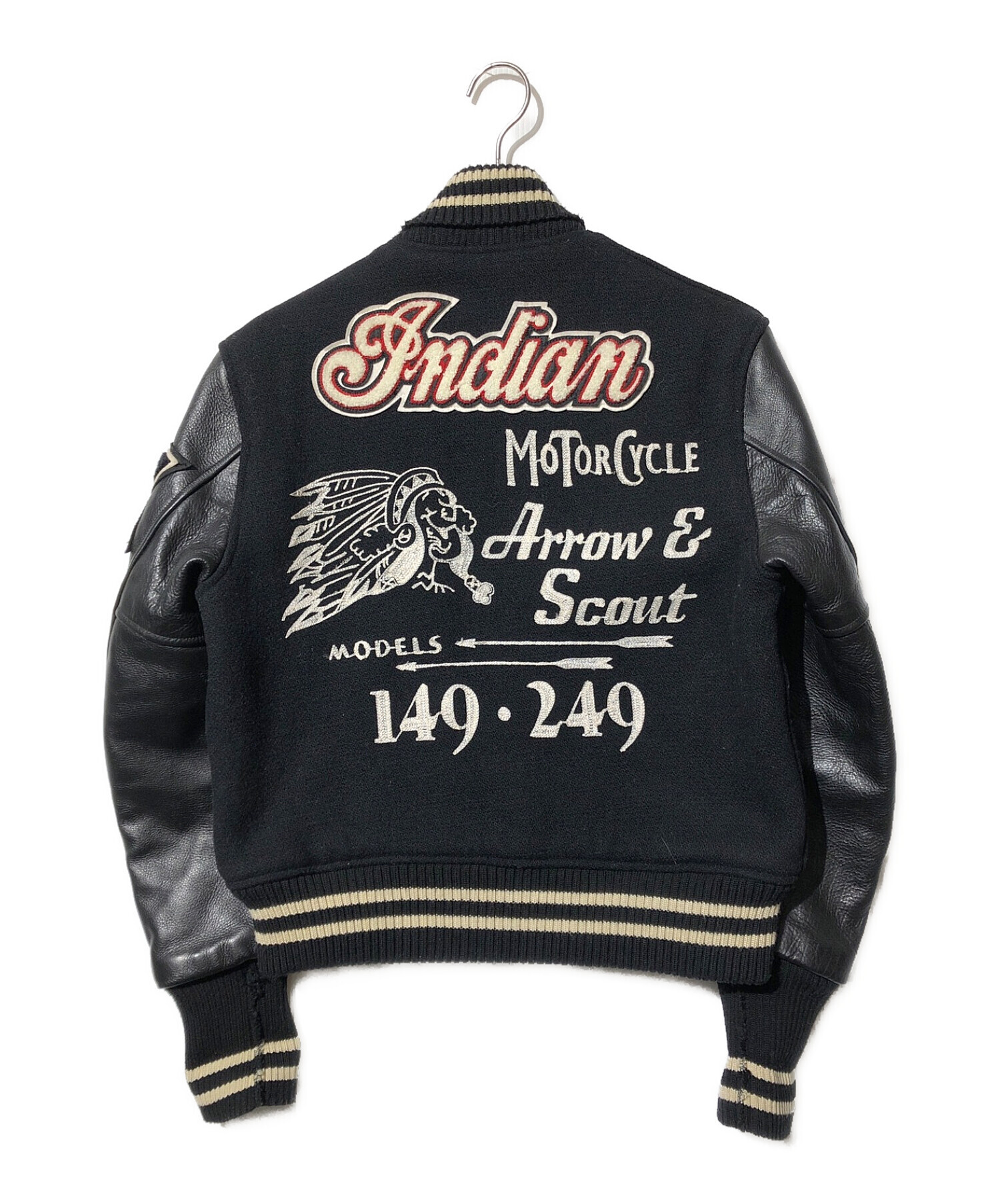 中古・古着通販】INDIAN MOTORCYCLE (インディアンモーターサイクル) アワードジャケット ブラック サイズ:36｜ブランド・古着通販  トレファク公式【TREFAC FASHION】スマホサイト