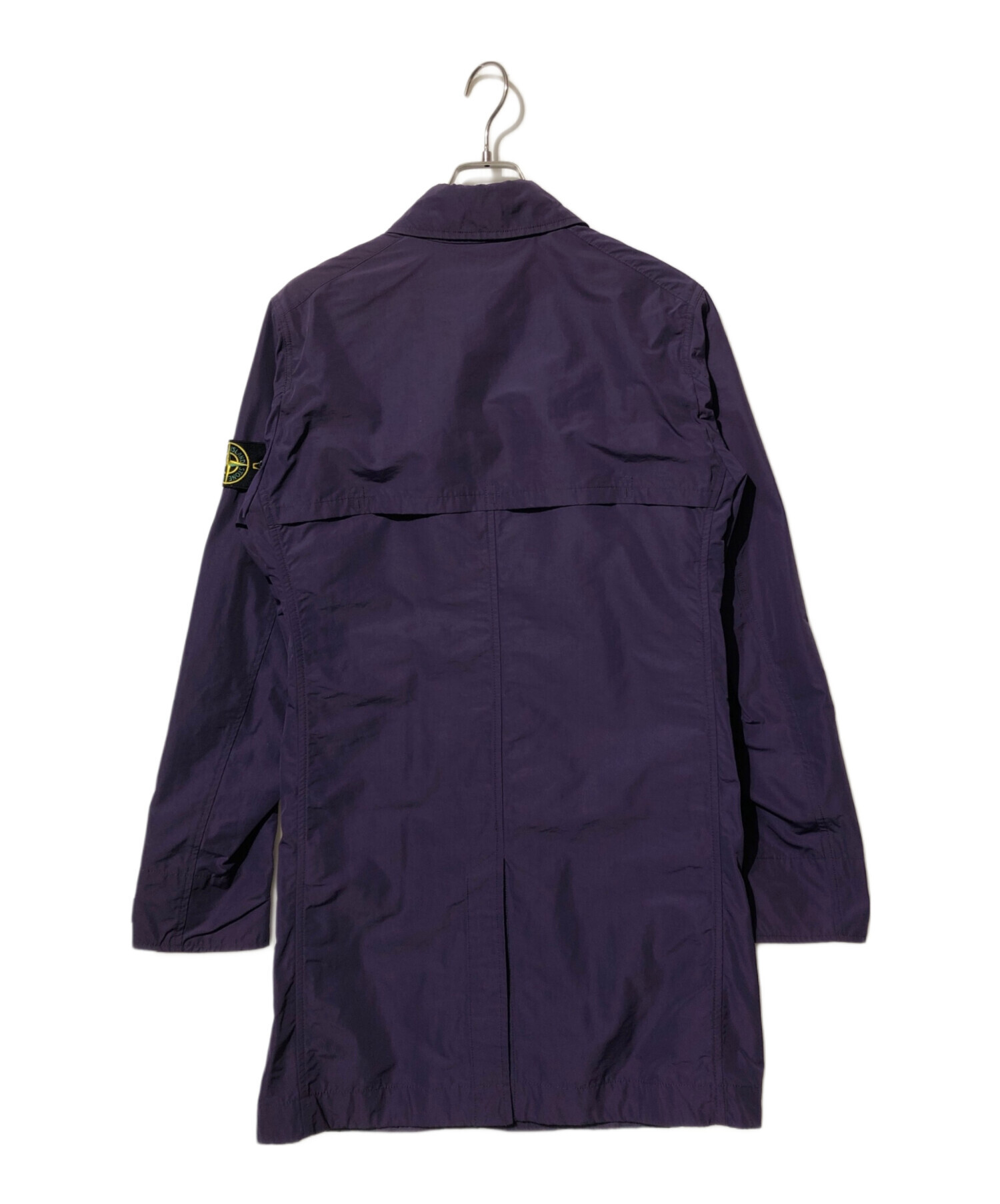 STONE ISLAND (ストーンアイランド) MICRO REPS ステンカラーコート パープル サイズ:S