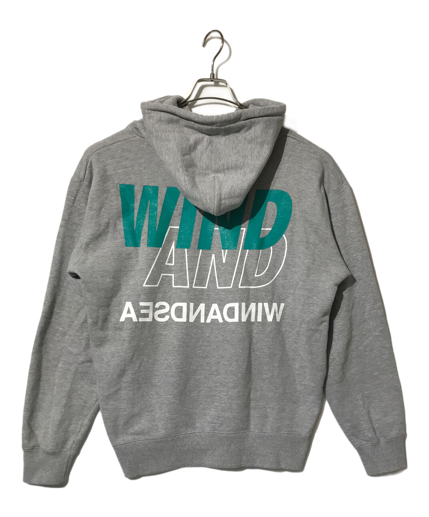 中古・古着通販】WIND AND SEA (ウィンダンシー) Y&S WDS Custom Hoodie グレー サイズ:L｜ブランド・古着通販  トレファク公式【TREFAC FASHION】スマホサイト