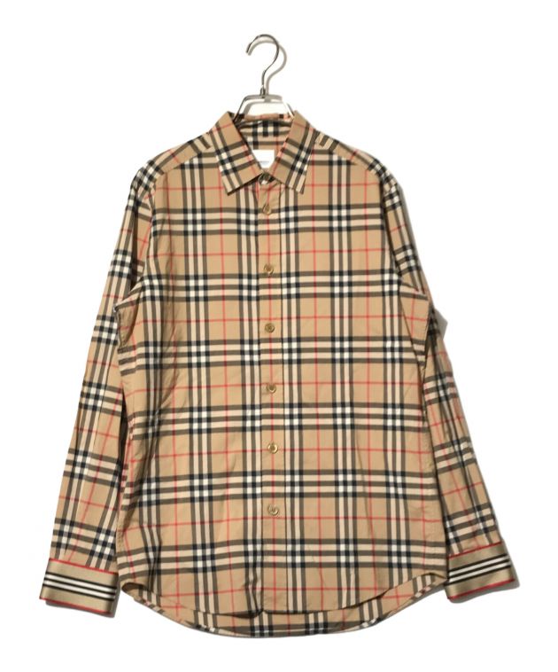 中古・古着通販】BURBERRY LONDON (バーバリーロンドン) ノバチェックシャツ ベージュ サイズ:S｜ブランド・古着通販  トレファク公式【TREFAC FASHION】スマホサイト