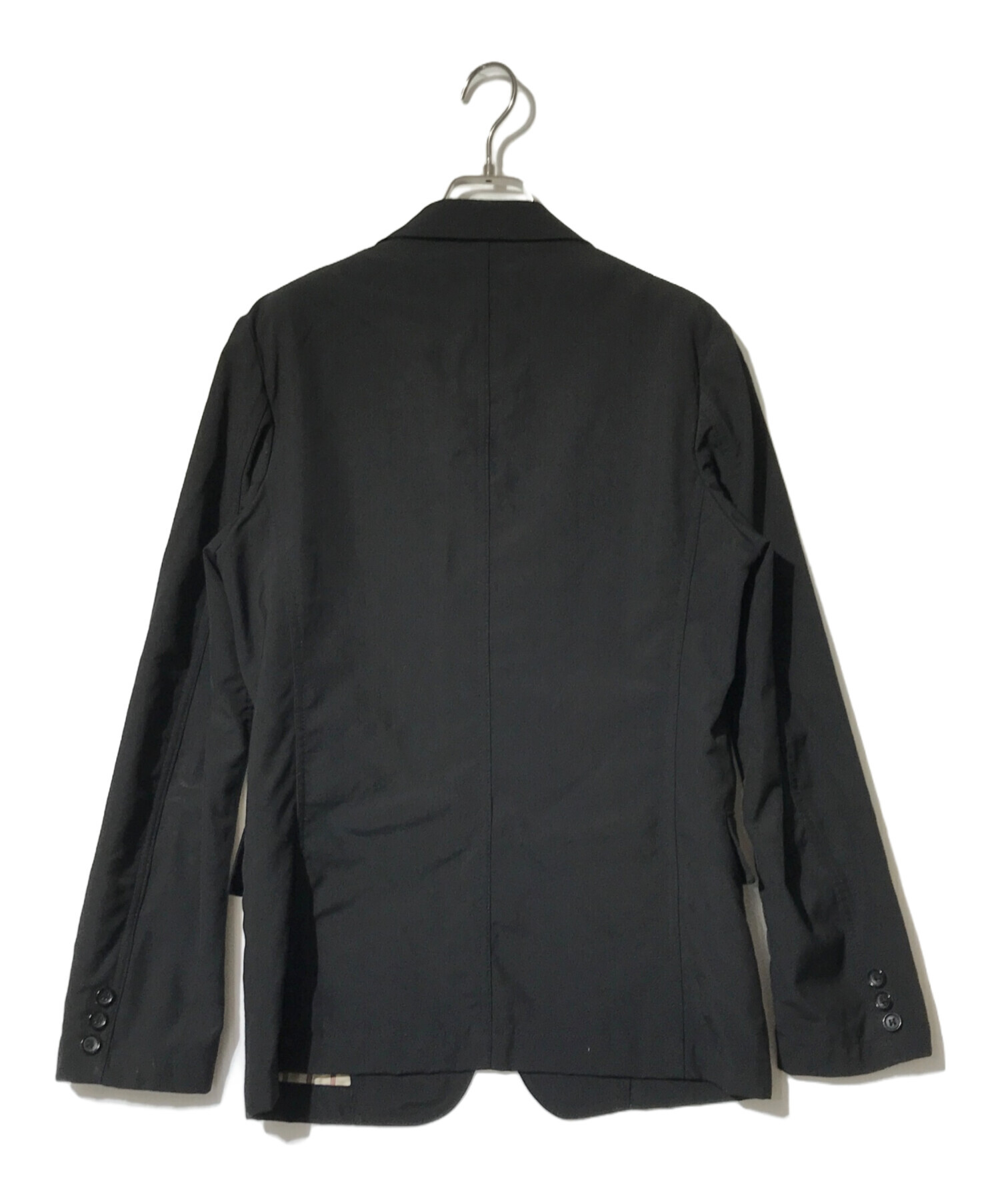 中古・古着通販】COMME des GARCONS HOMME (コムデギャルソン オム) ウールテーラードジャケット/HC-J010 ブラック  サイズ:SS｜ブランド・古着通販 トレファク公式【TREFAC FASHION】スマホサイト