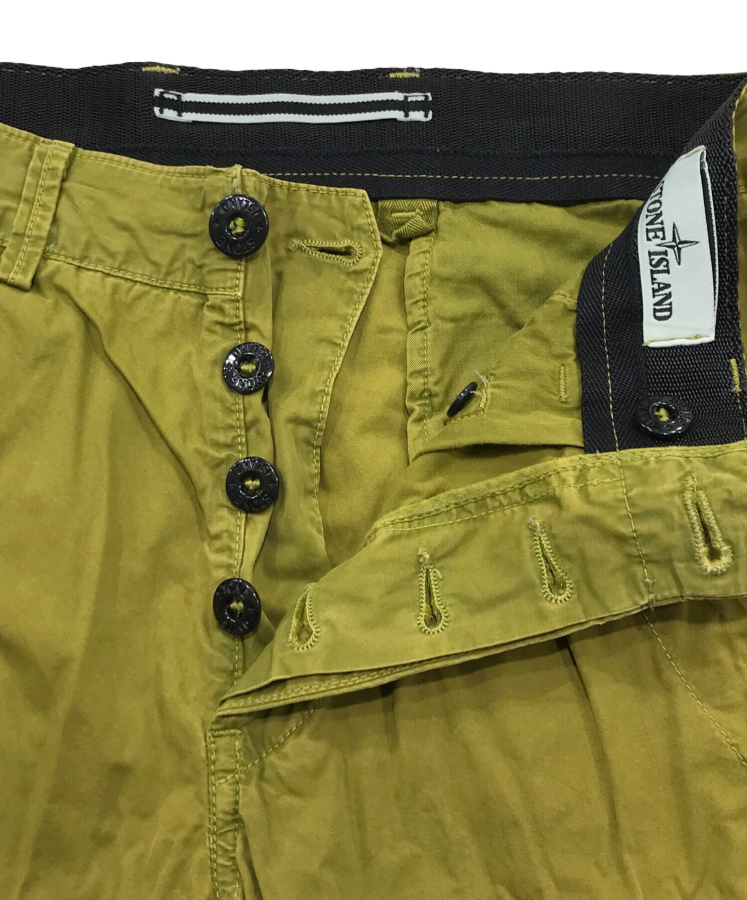 中古・古着通販】STONE ISLAND (ストーンアイランド) ガーメントダイカーゴショートパンツ オリーブ サイズ:W29｜ブランド・古着通販  トレファク公式【TREFAC FASHION】スマホサイト